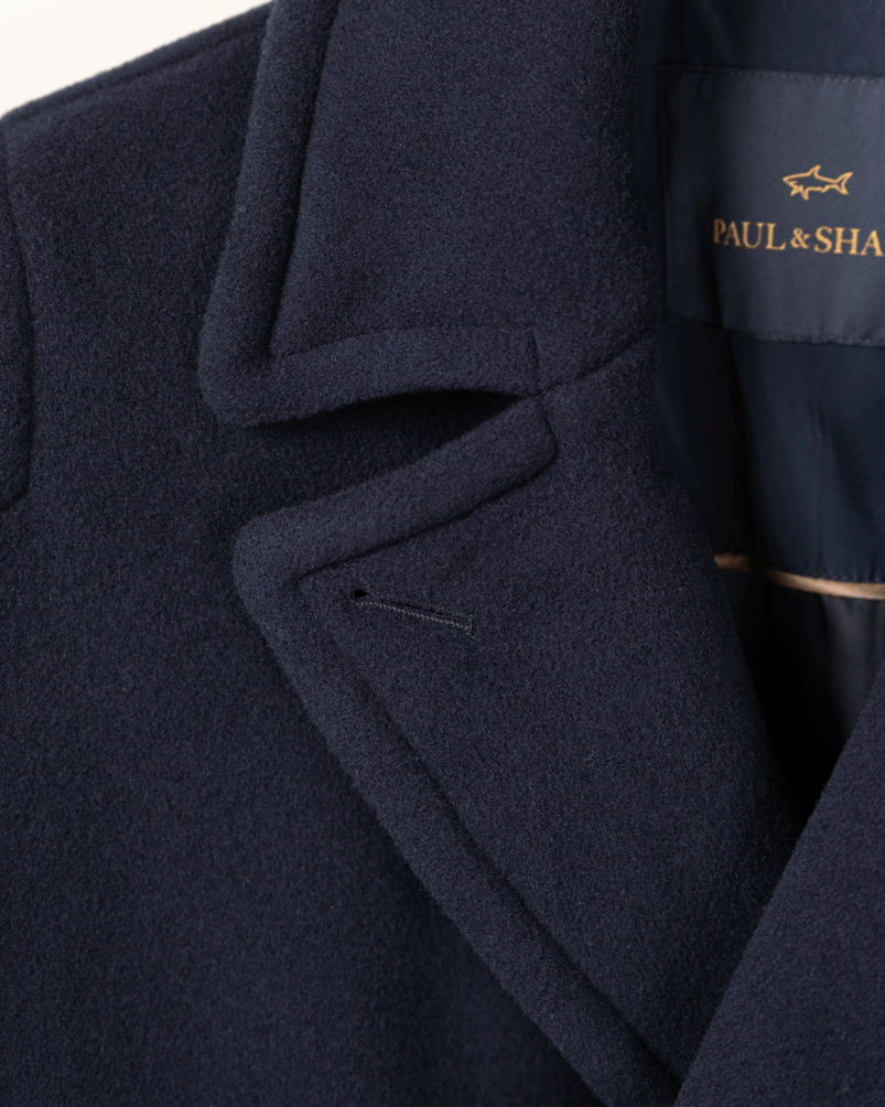 Peak Coat - Navy
