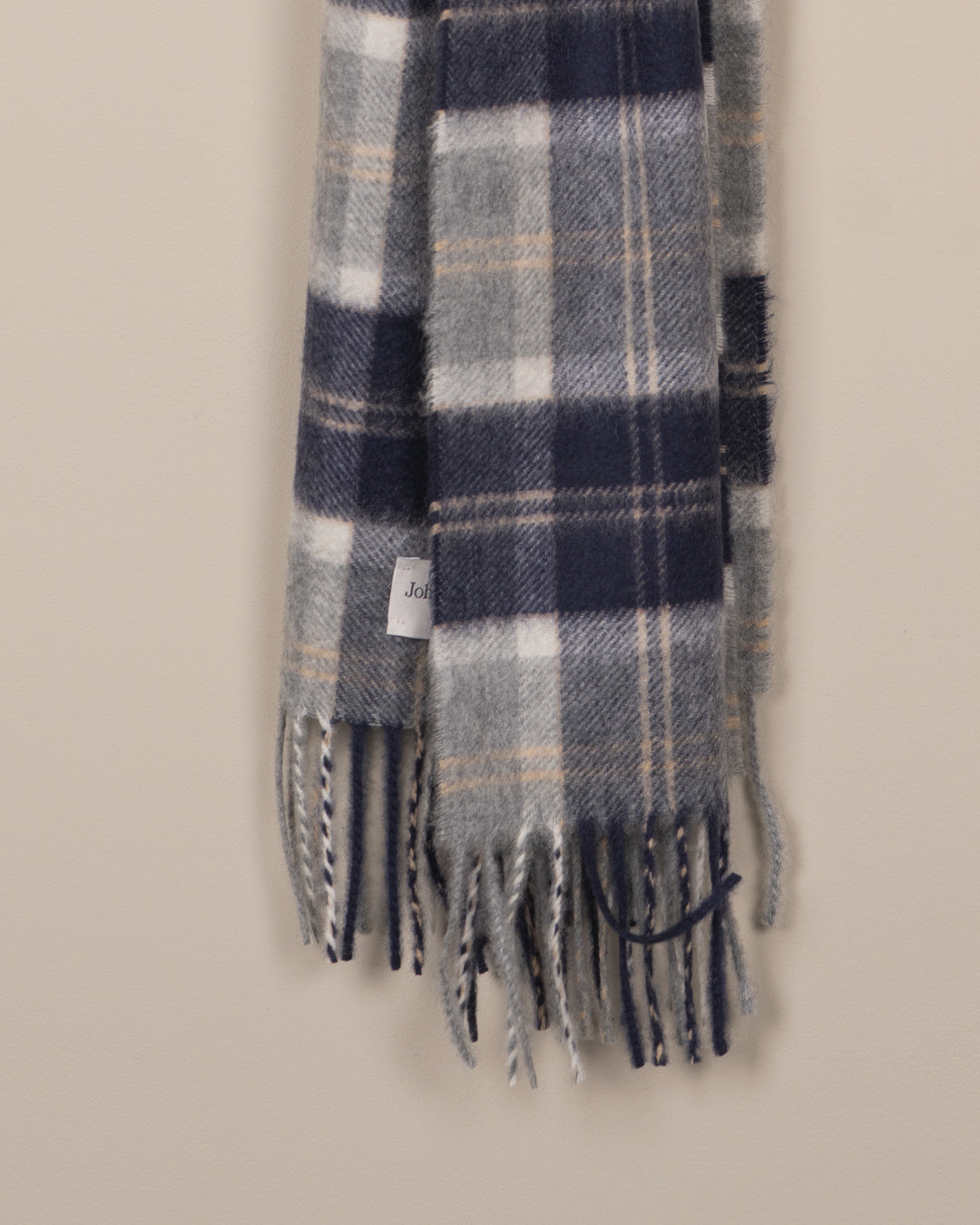 Cashmere Skjerf Silver Bannockbane