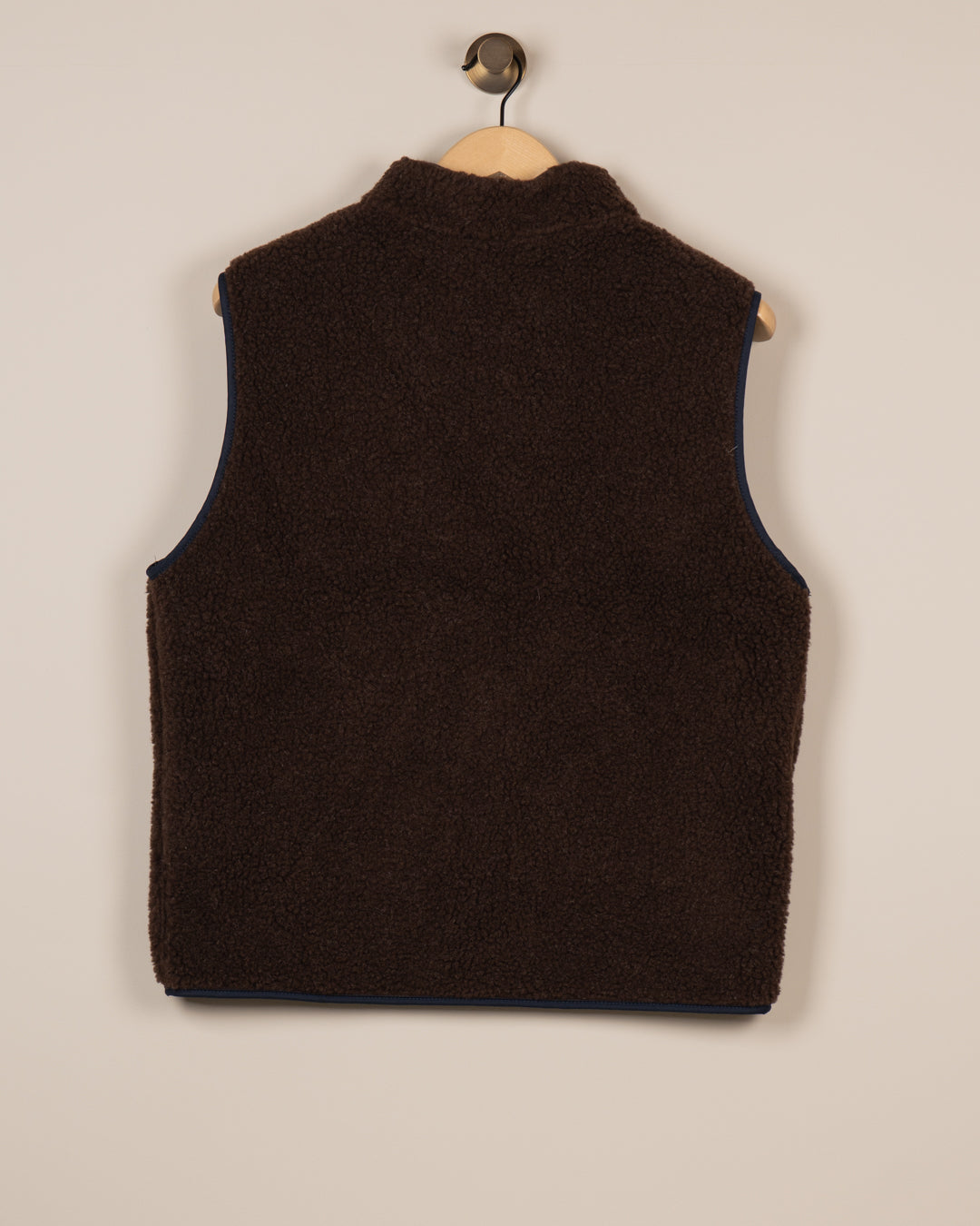 Teddy Wool Vest - Brun