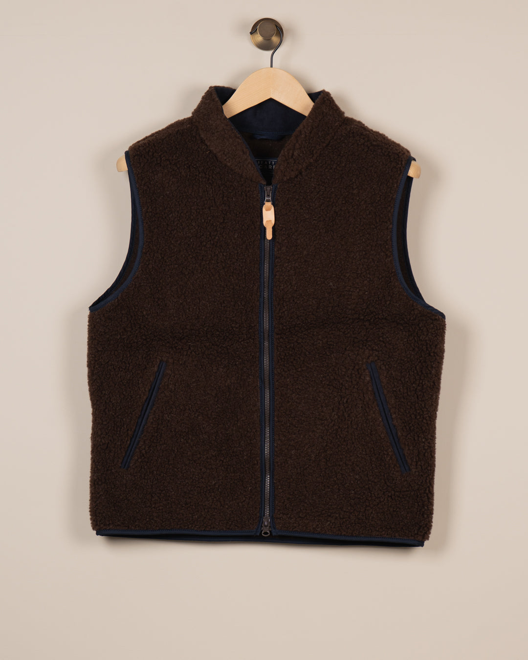 Teddy Wool Vest - Brun