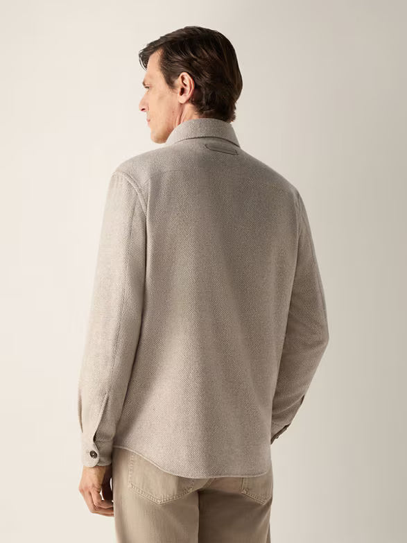 Casmere And Silk Donga Overshirt