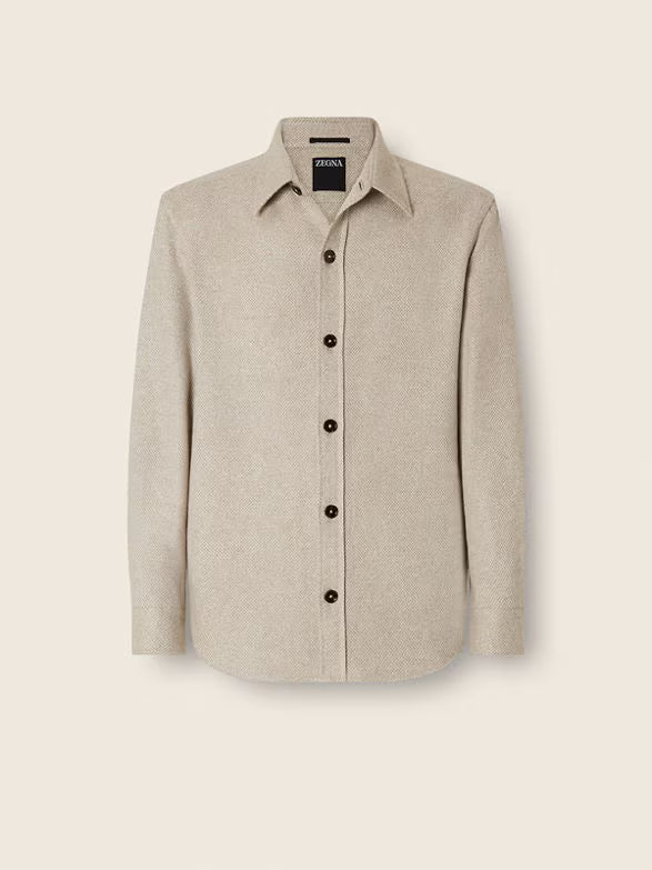 Casmere And Silk Donga Overshirt