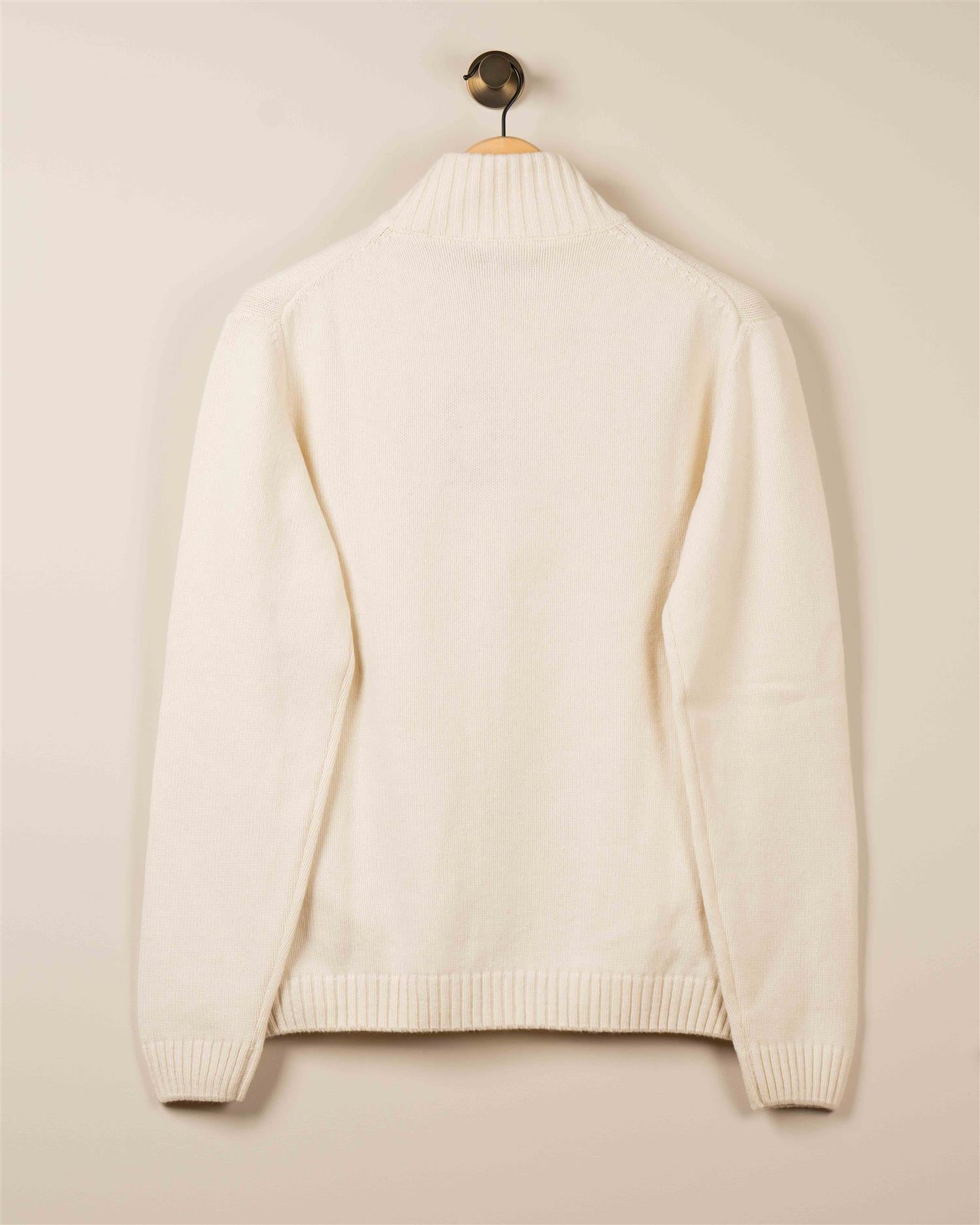 Full Zip Cardigan - Krem