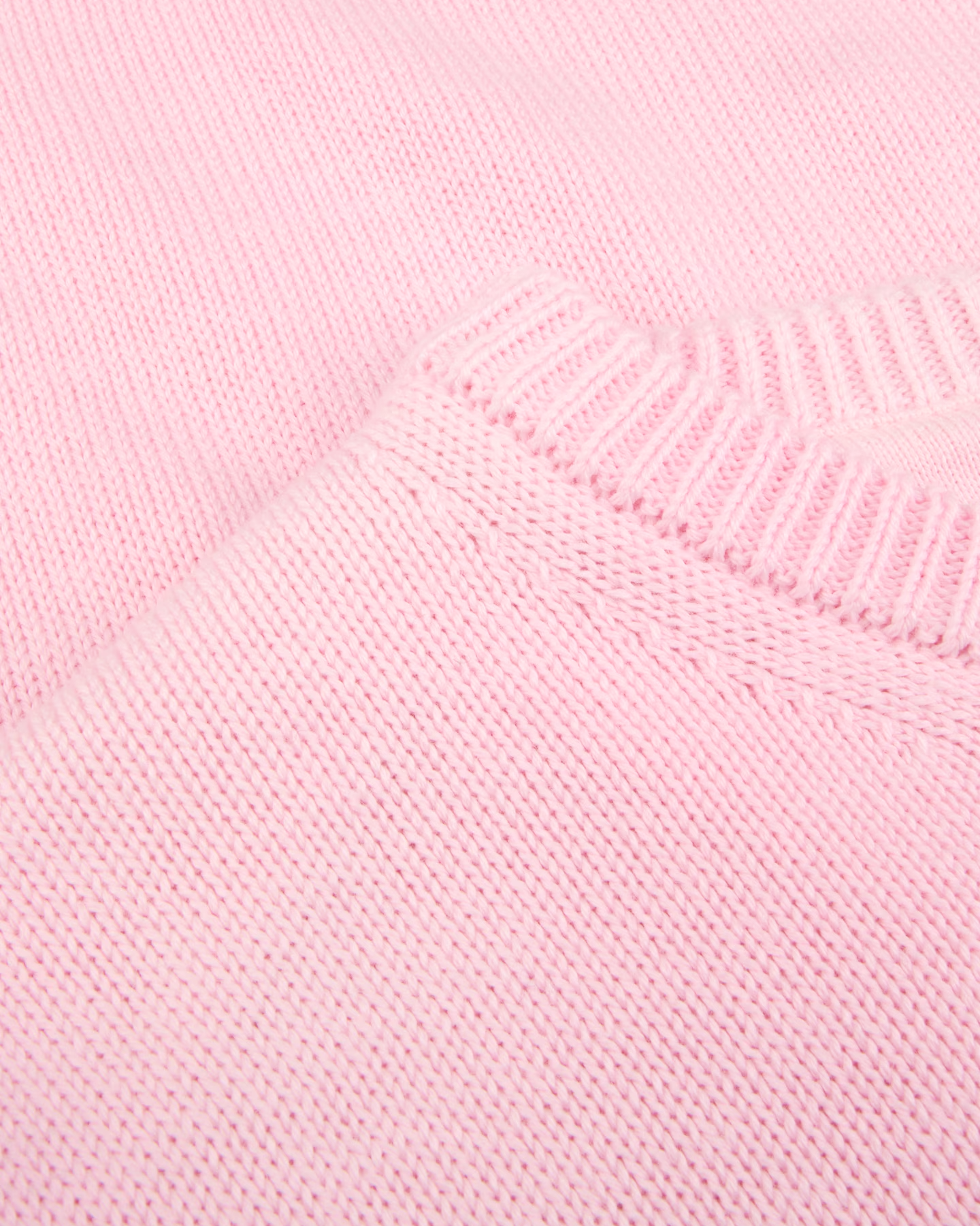 Rundhals Genser Bomull - Rosa