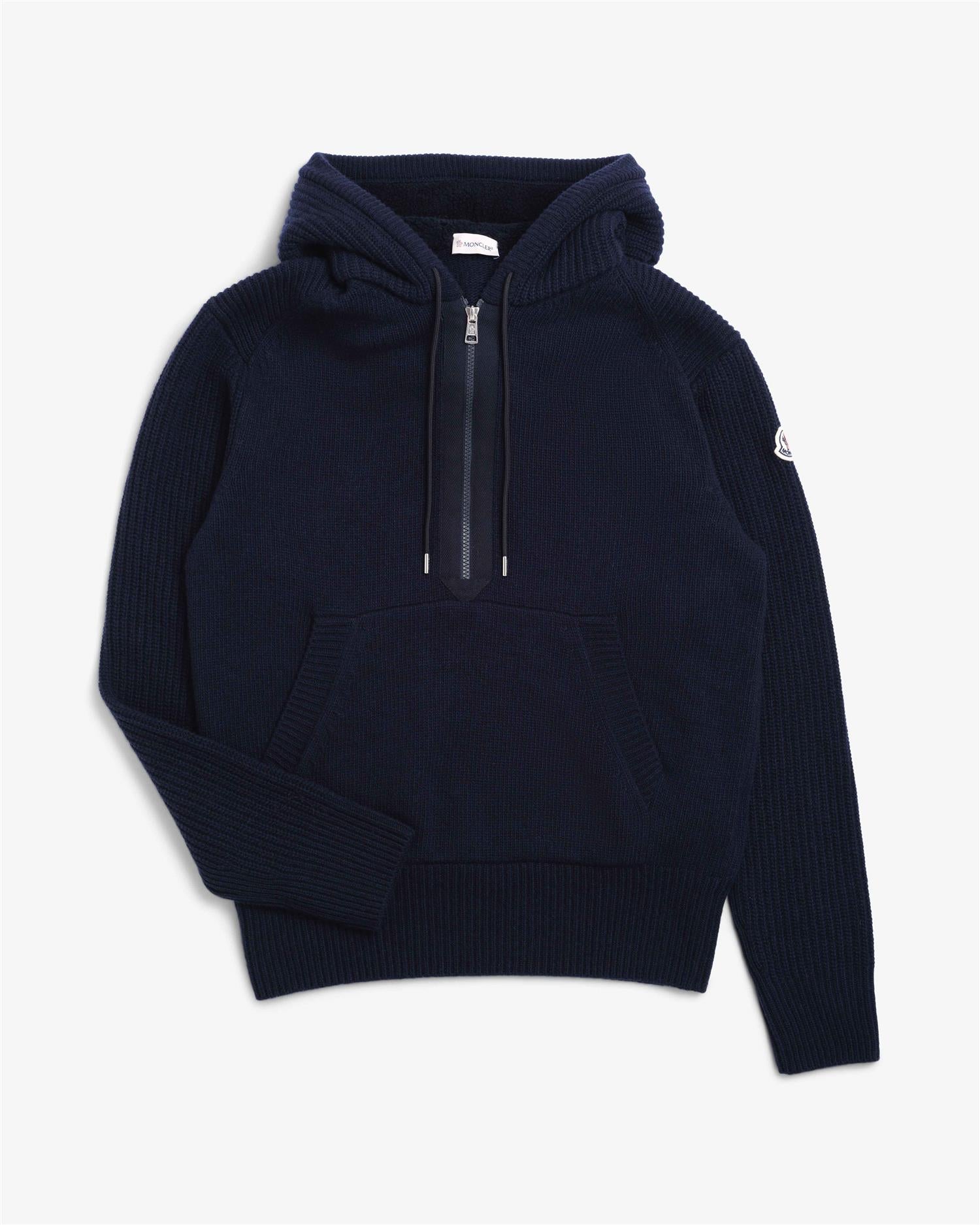 Hoodie - Navy-MONCLER-www.gunnaroye.no