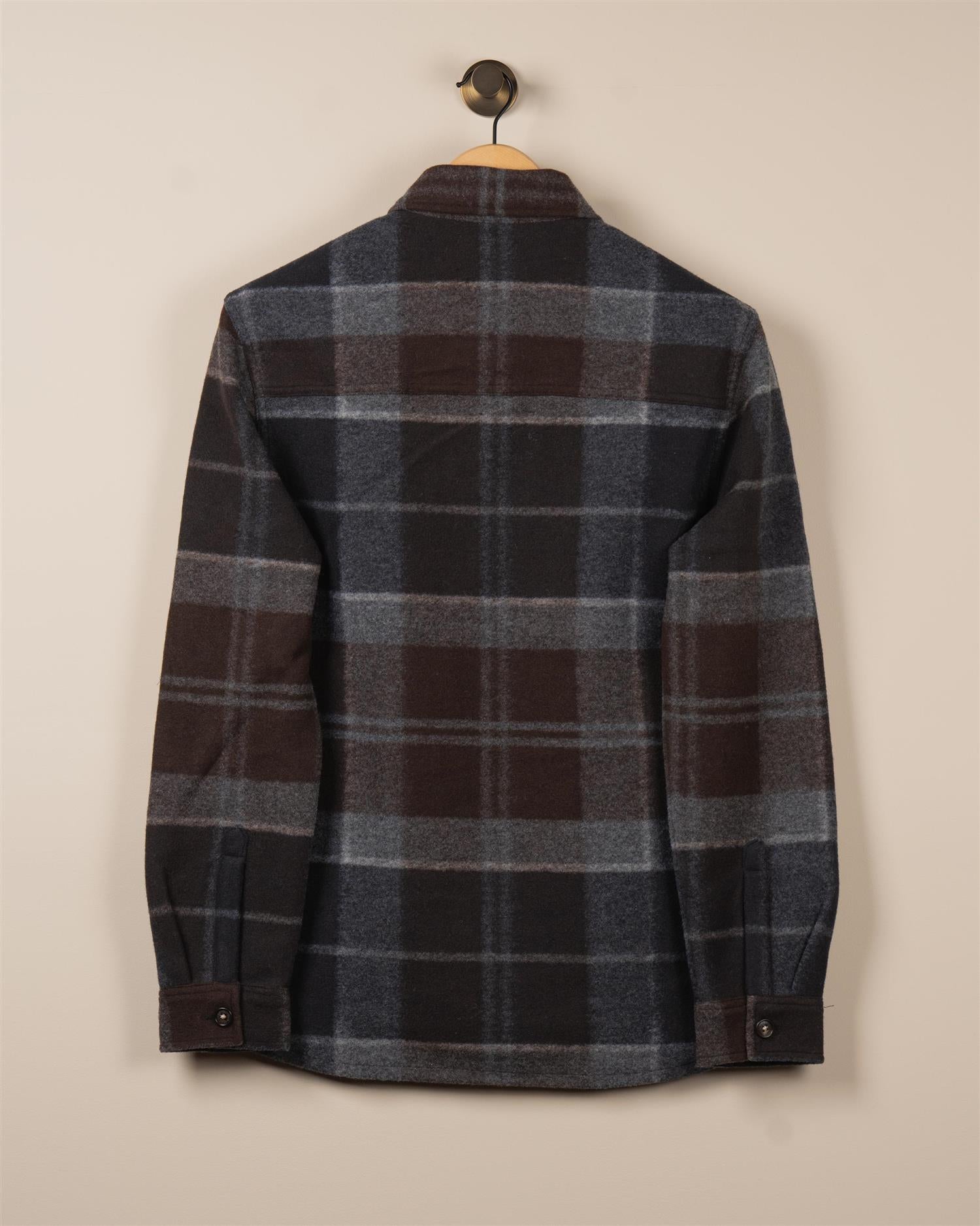 Chapter Check Overshirt - Midnight Oak Tartan