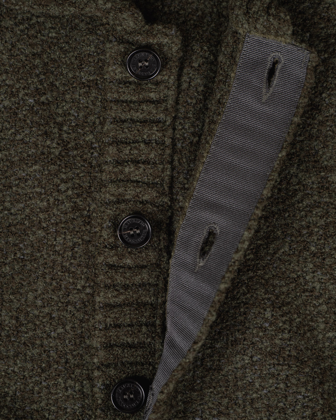 Blouson Wool Blend Cardigan - Grønn