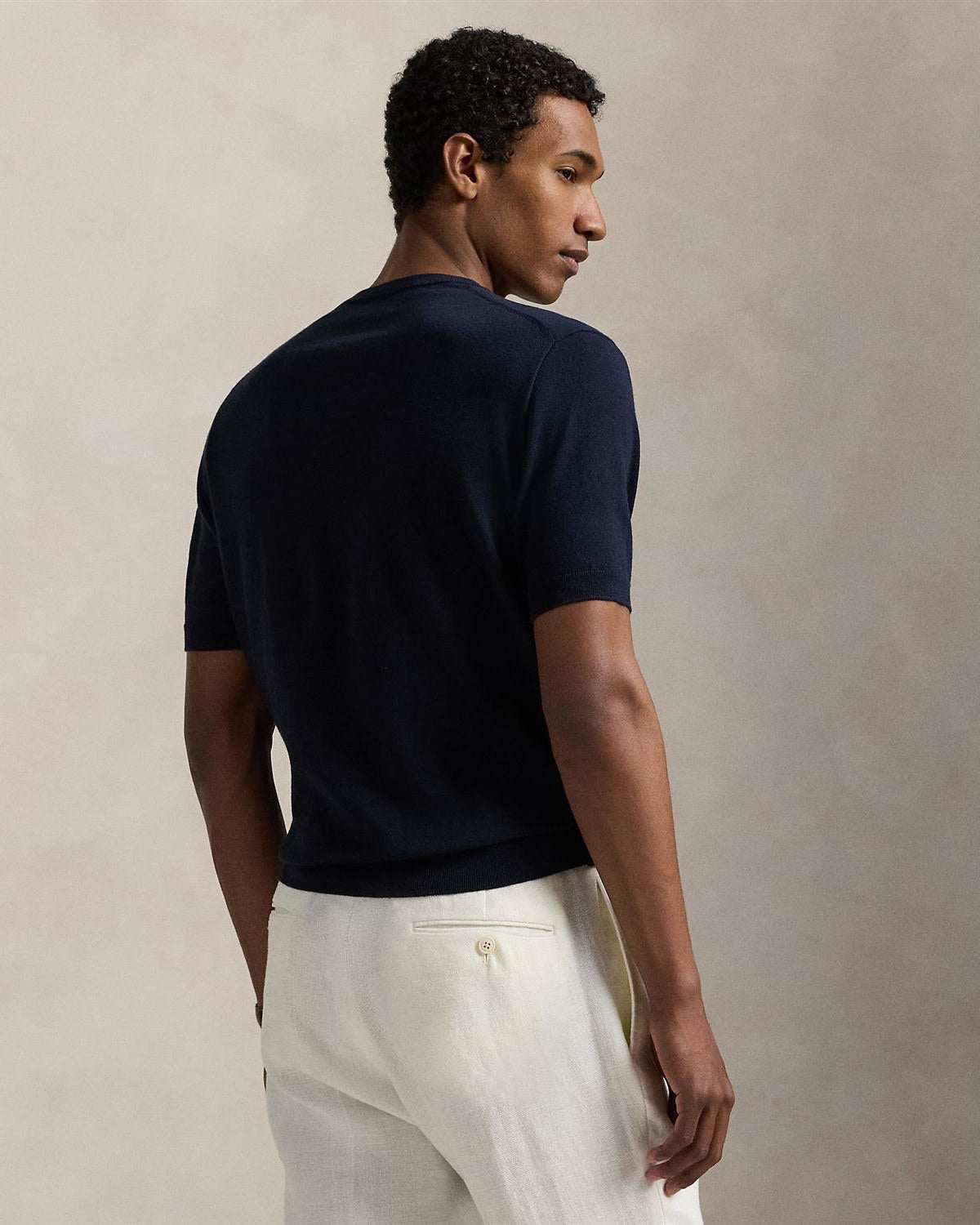 Kortermet Genser  - Navy