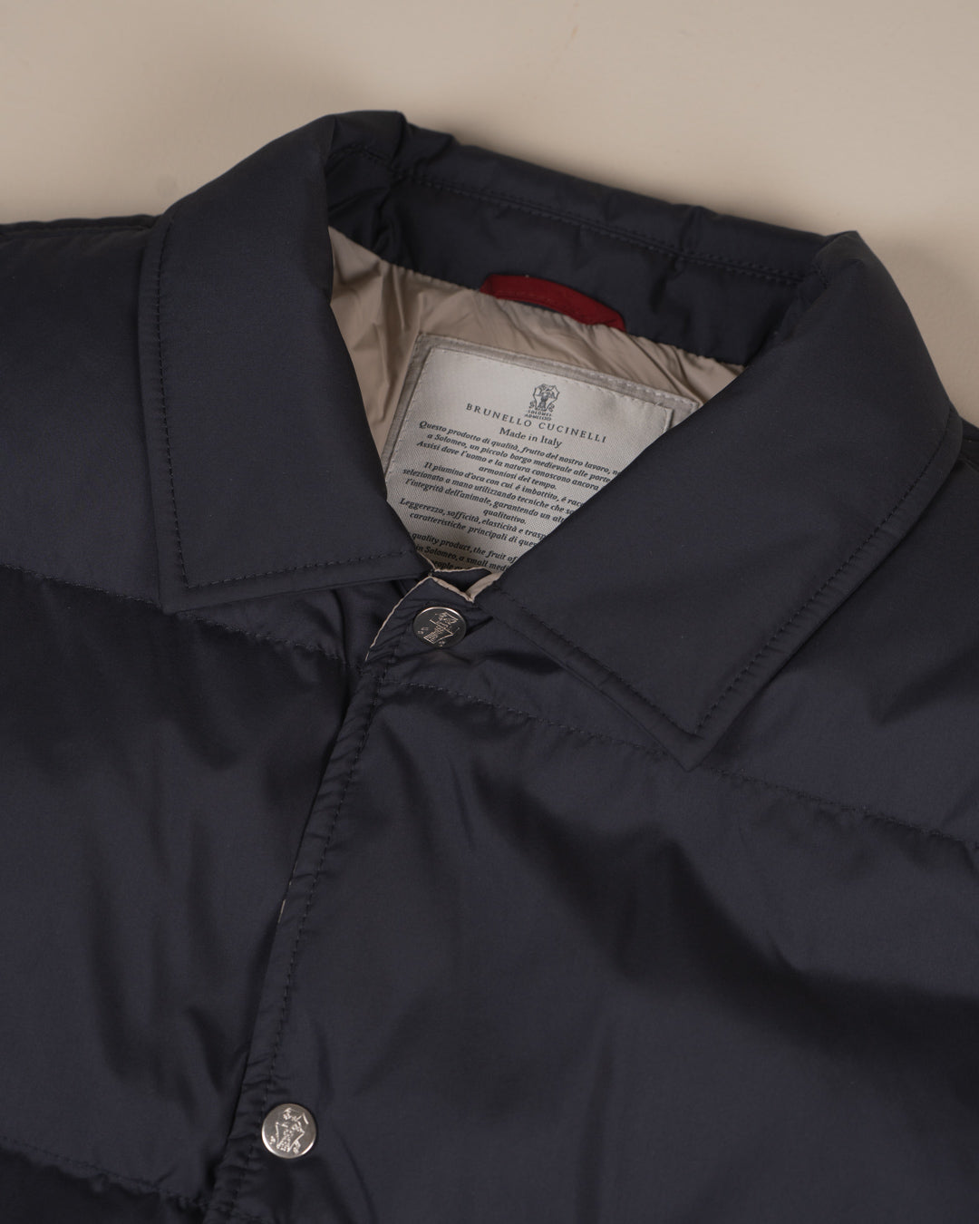 Techno fabric dun vest - Navy