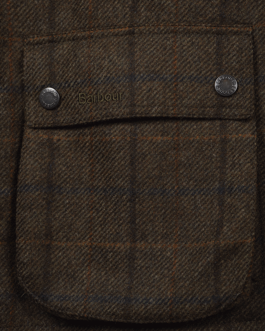 Ull jakke "Bedale" - Oliven