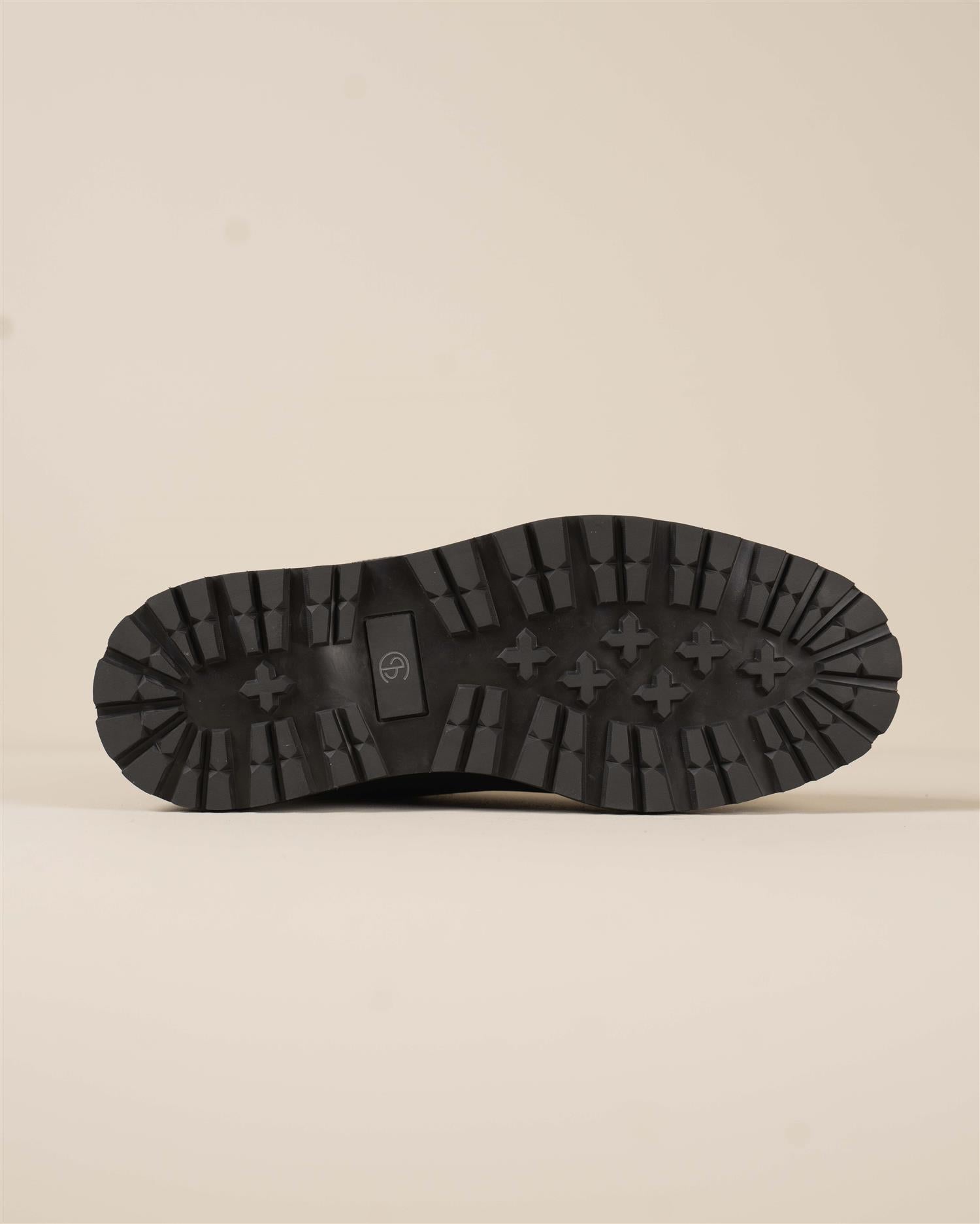 Terrein Boot W/Rubber Panel  and Sherling - Sort