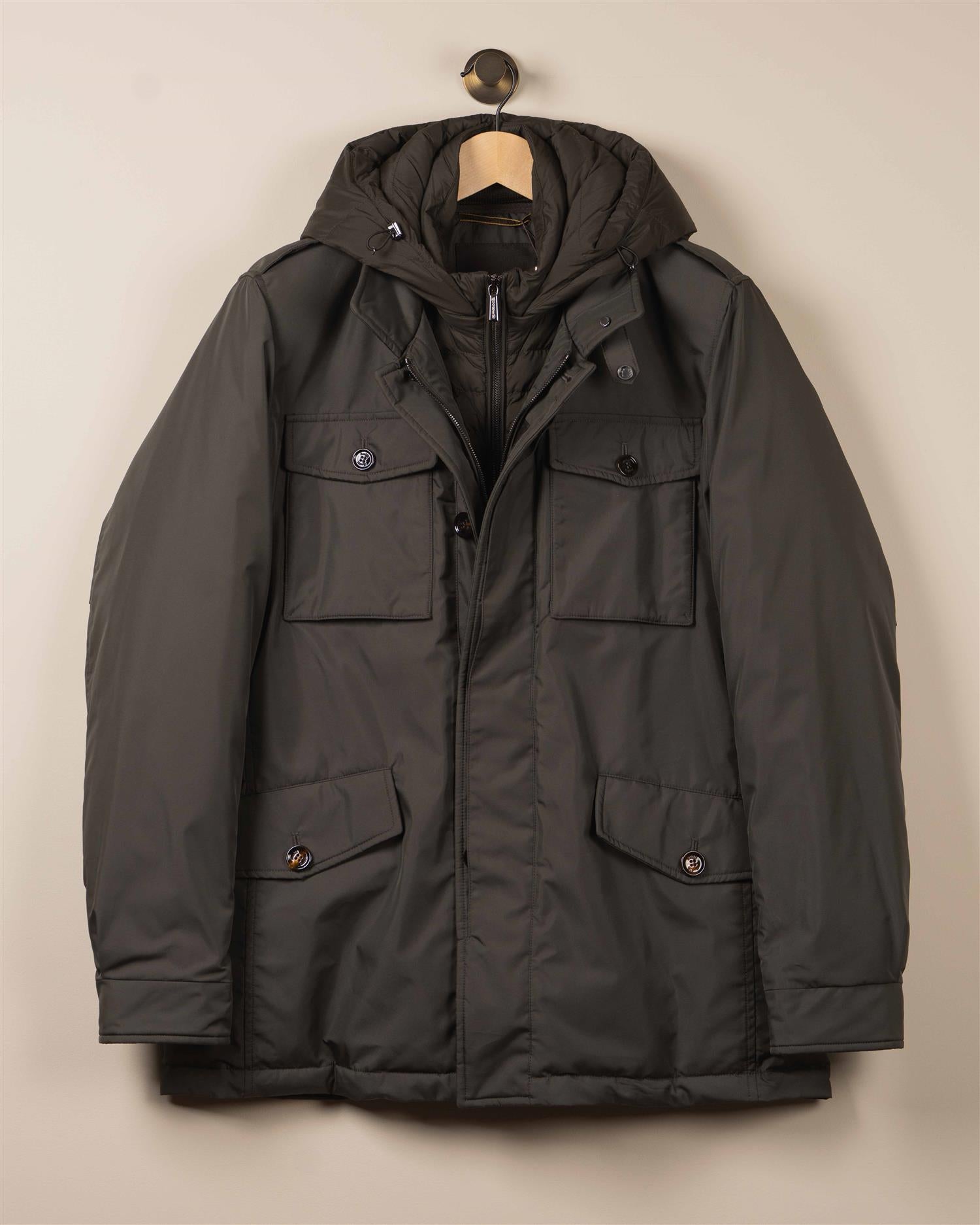 Parka "Isac" m/Lommer i Front - Grønn
