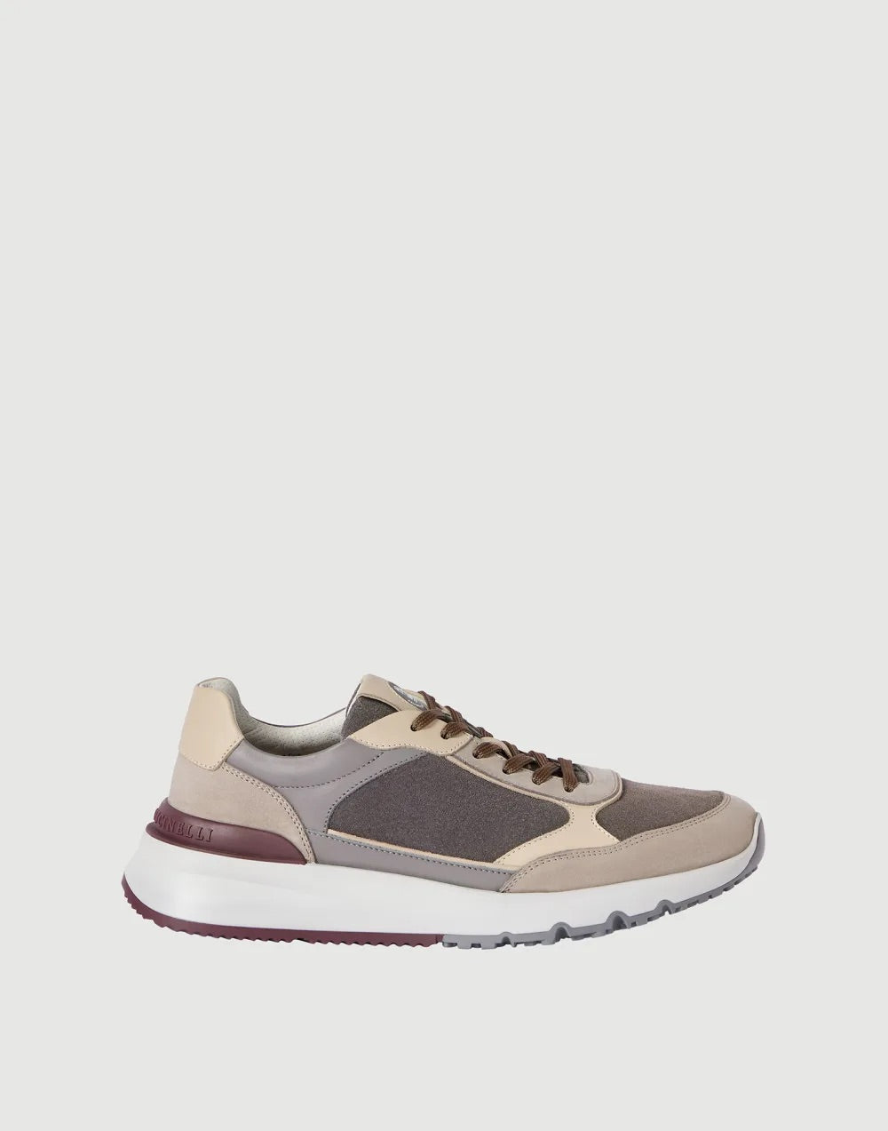 Nubuck and suede runners - Beige