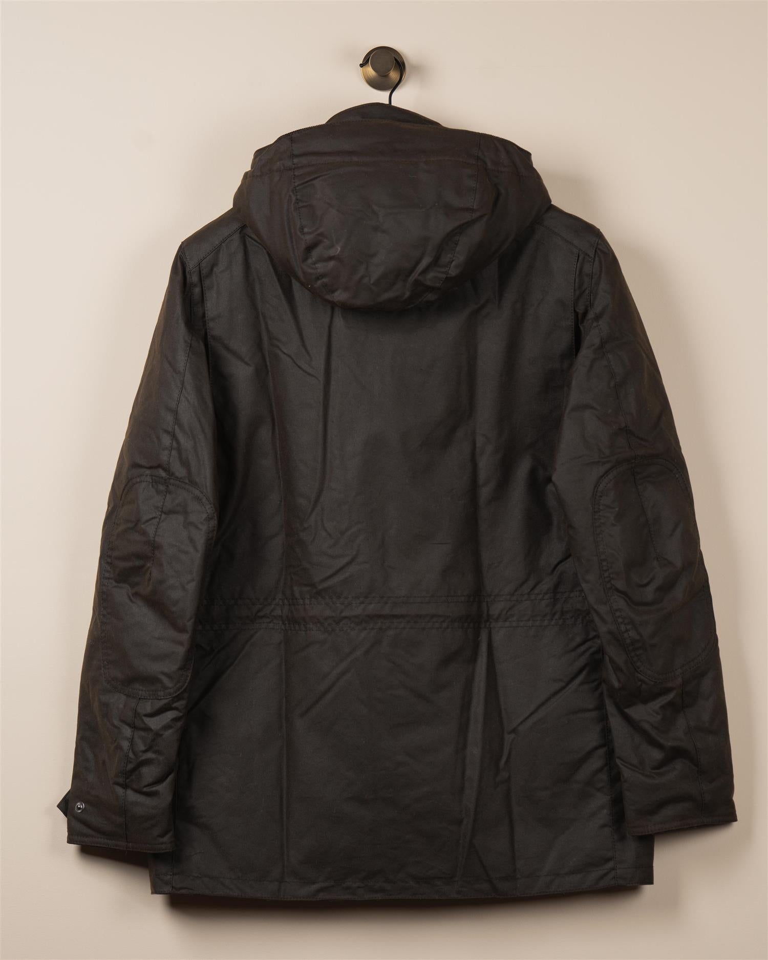 Winter Snapper Wax Jacket - Dark Brown