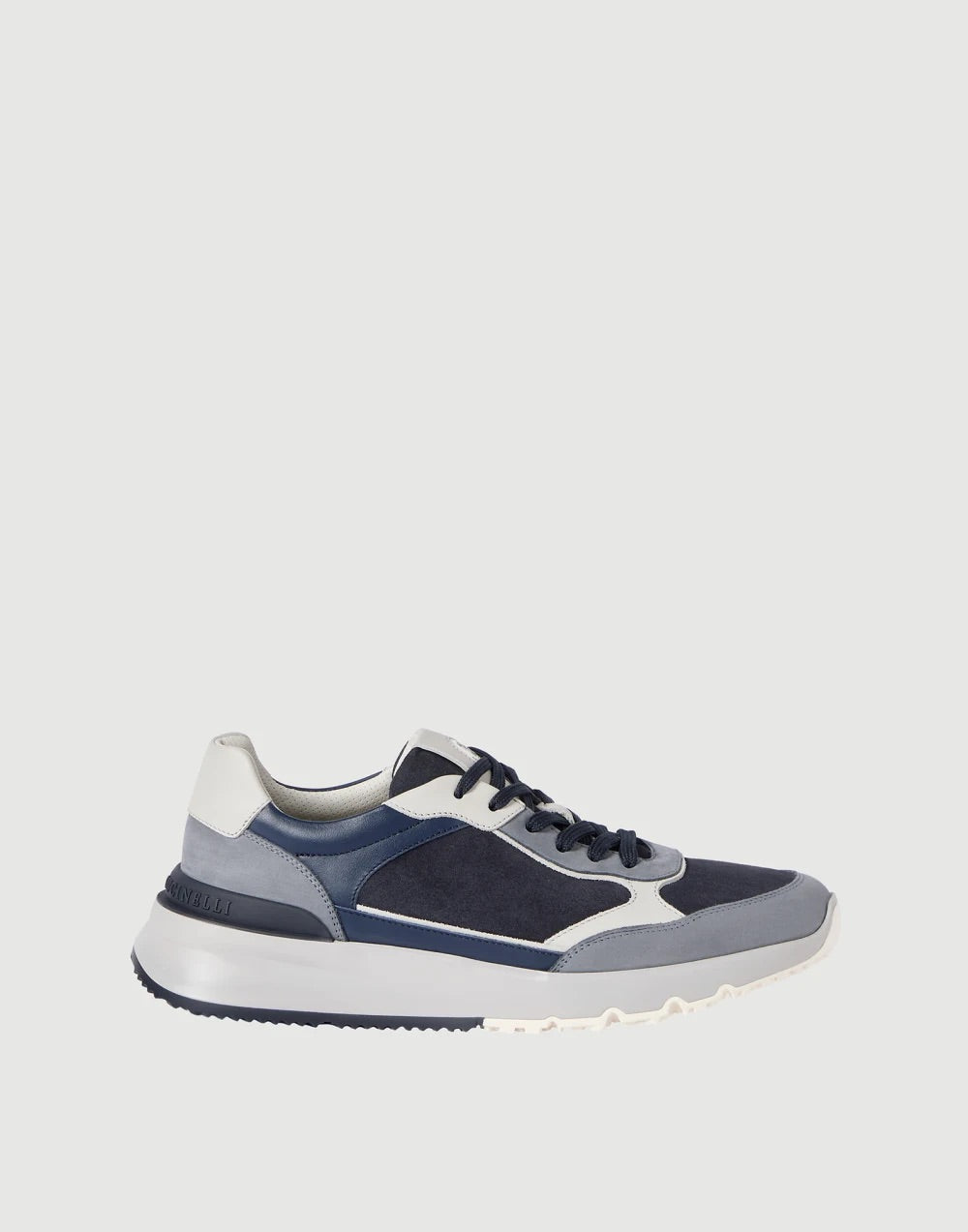 Nubuck and suede runners - Blå
