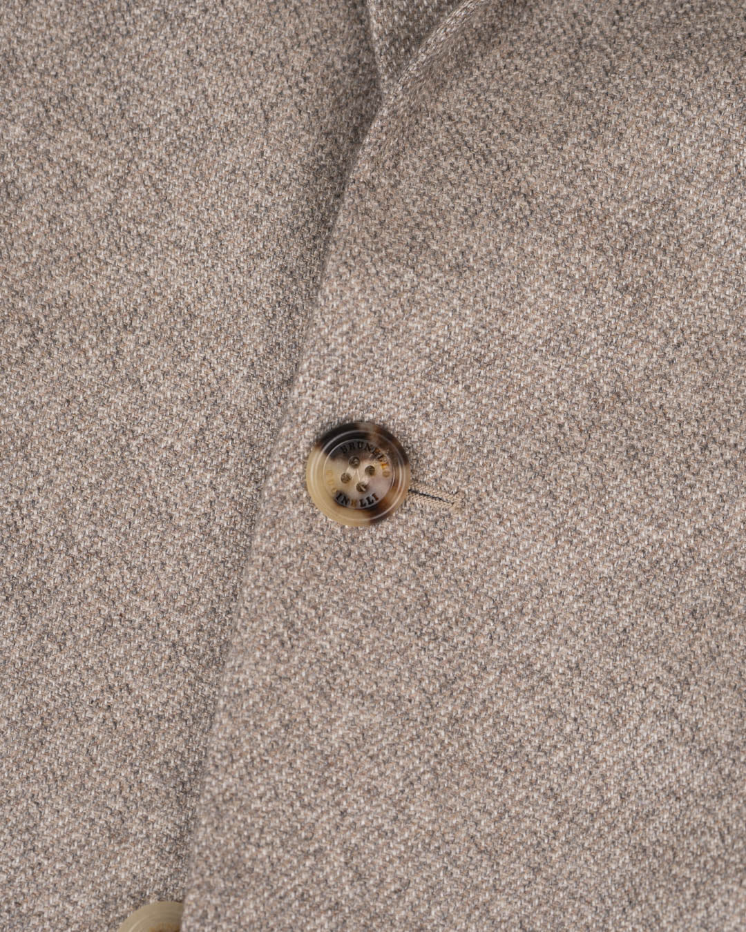 Silke og cashmere cavalry tweed deconstructed blazer - Grå