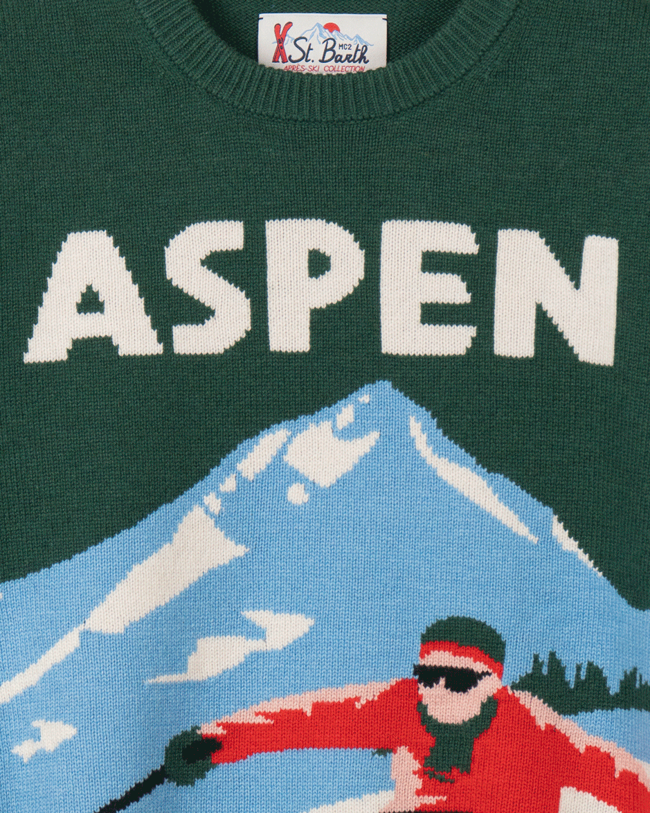 Ski Genser "Aspen" - Grønn