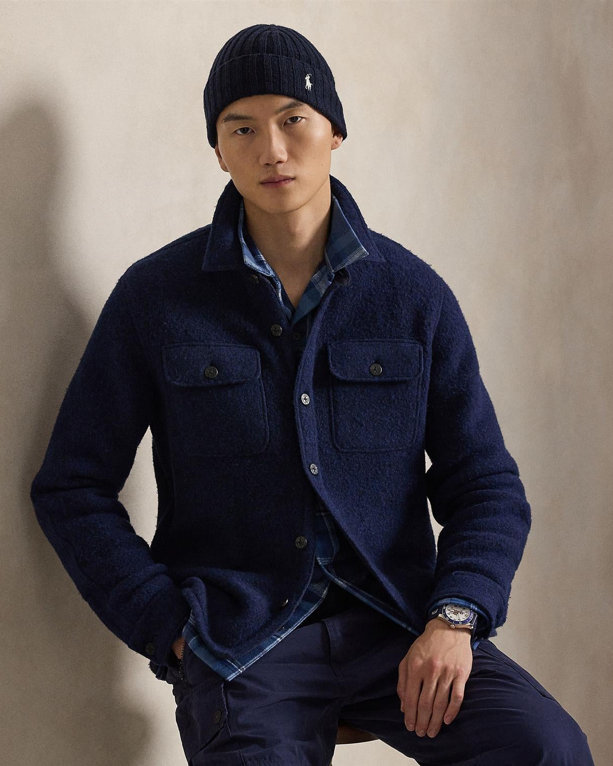 Overshirt Ull - Navy