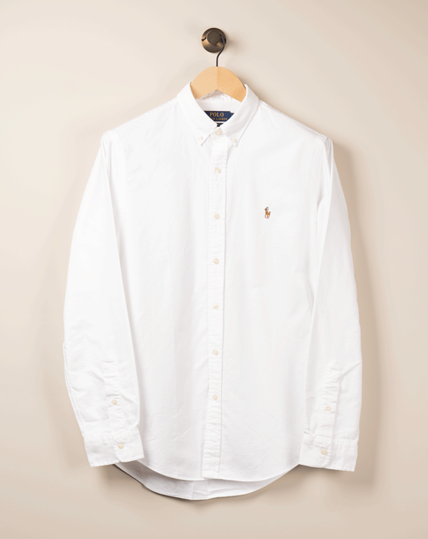 Custom Fit Oxford Skjorte - Hvit