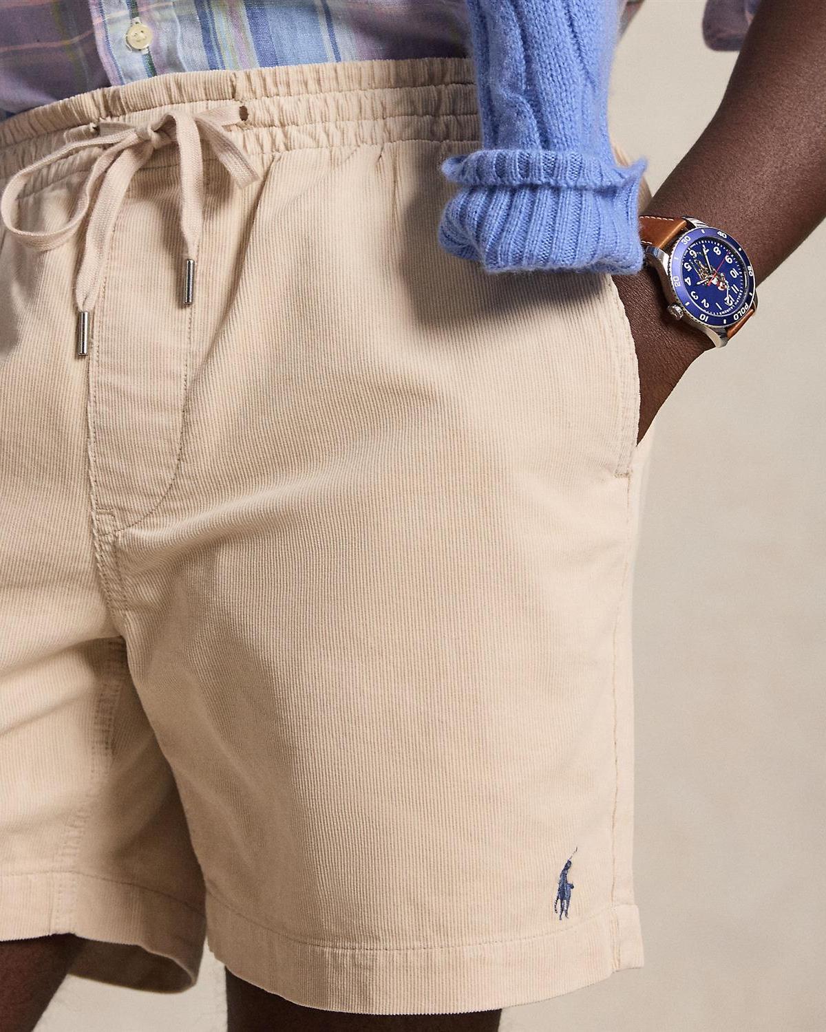 Cord Shorts - Kaki