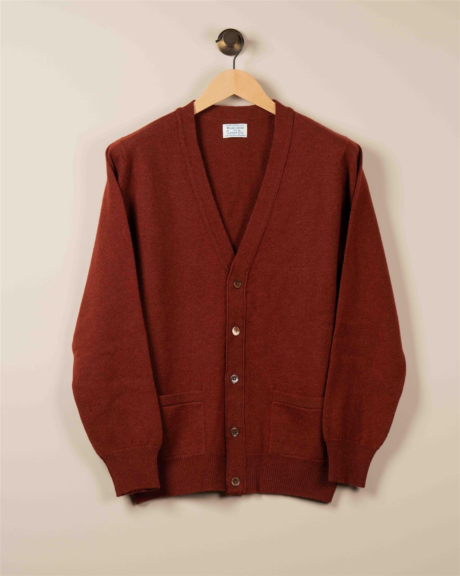 Cardigan - Rustrød