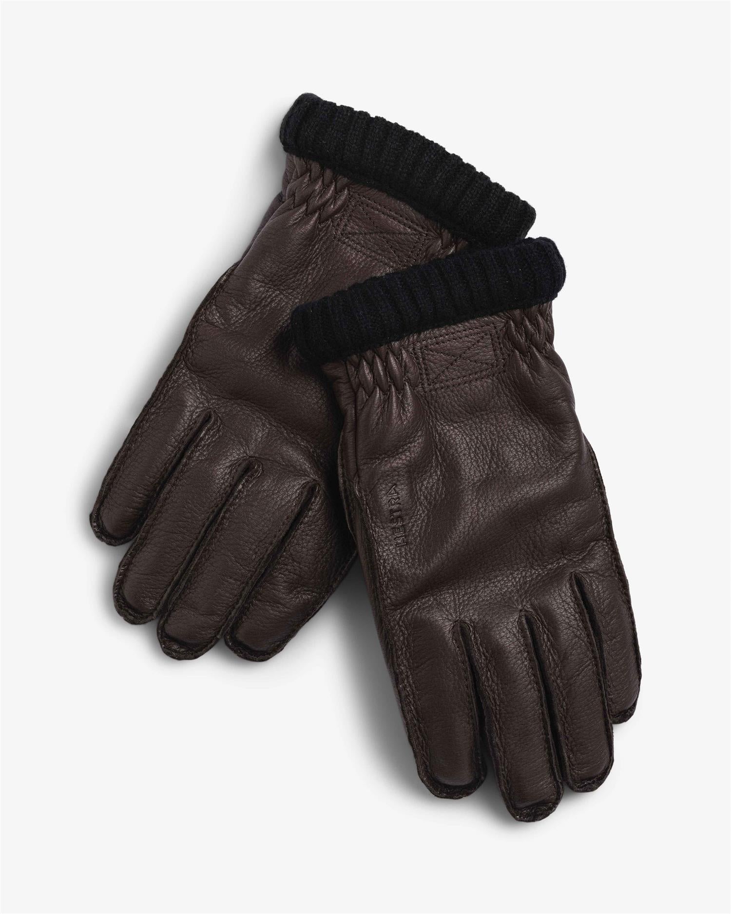 Deerskin Primaloft Rib - Mørkebrun-Hestra-www.gunnaroye.no