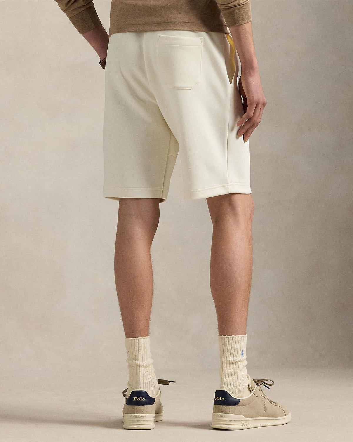 Double Knit Shorts - Krem