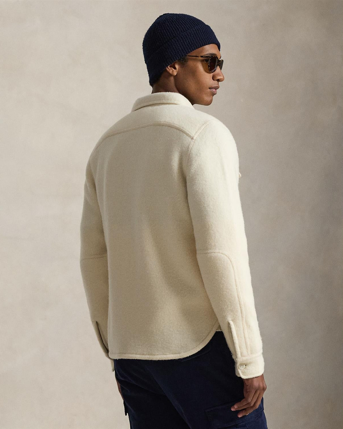 Overshirt Ull - Krem