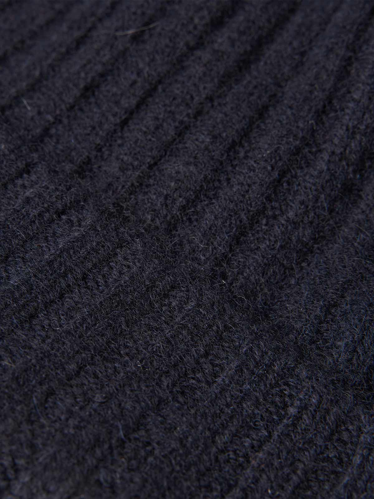 Soft Rib Cashmere - Navy