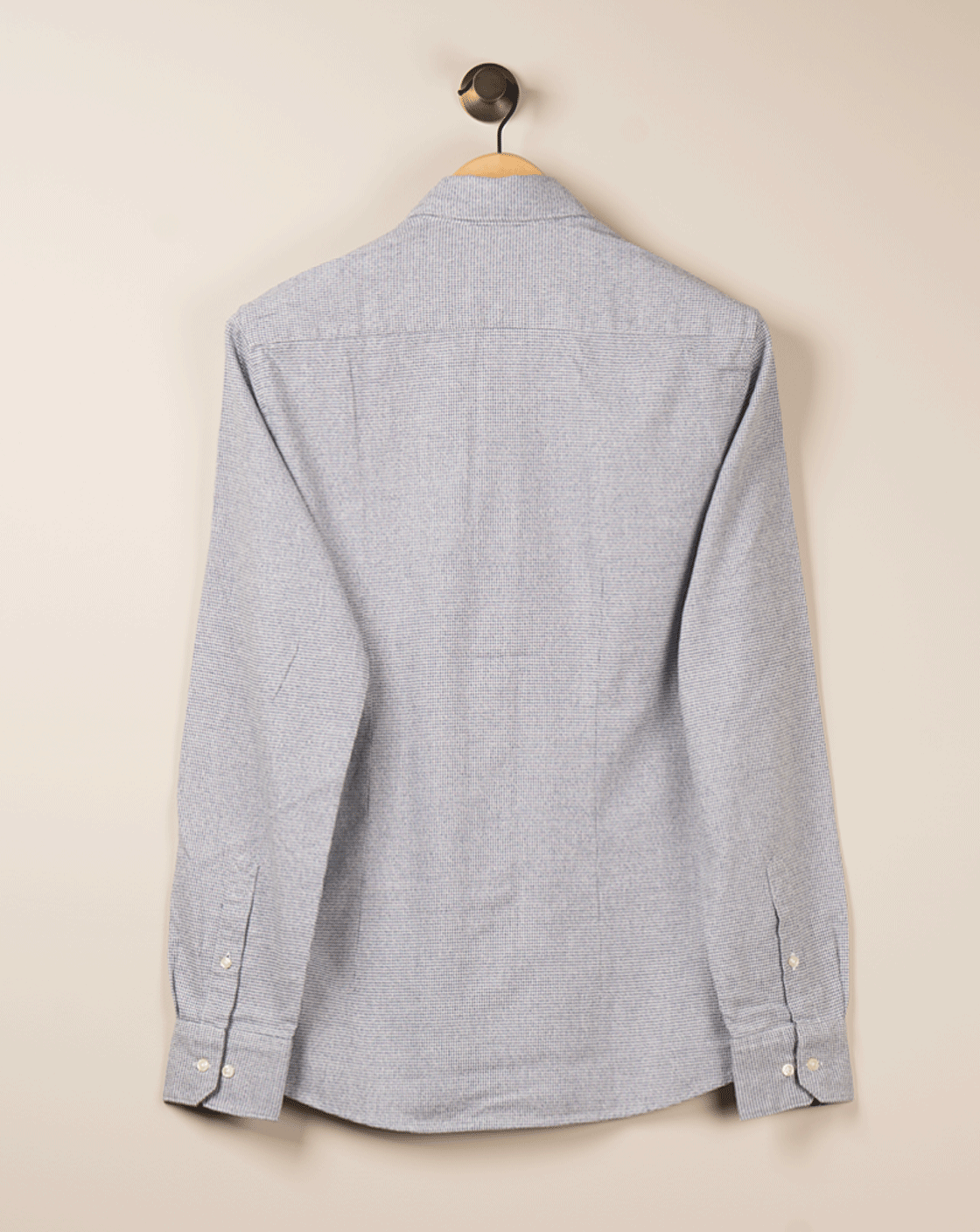 Huntann Rutet Flanell Skjorte - Navy