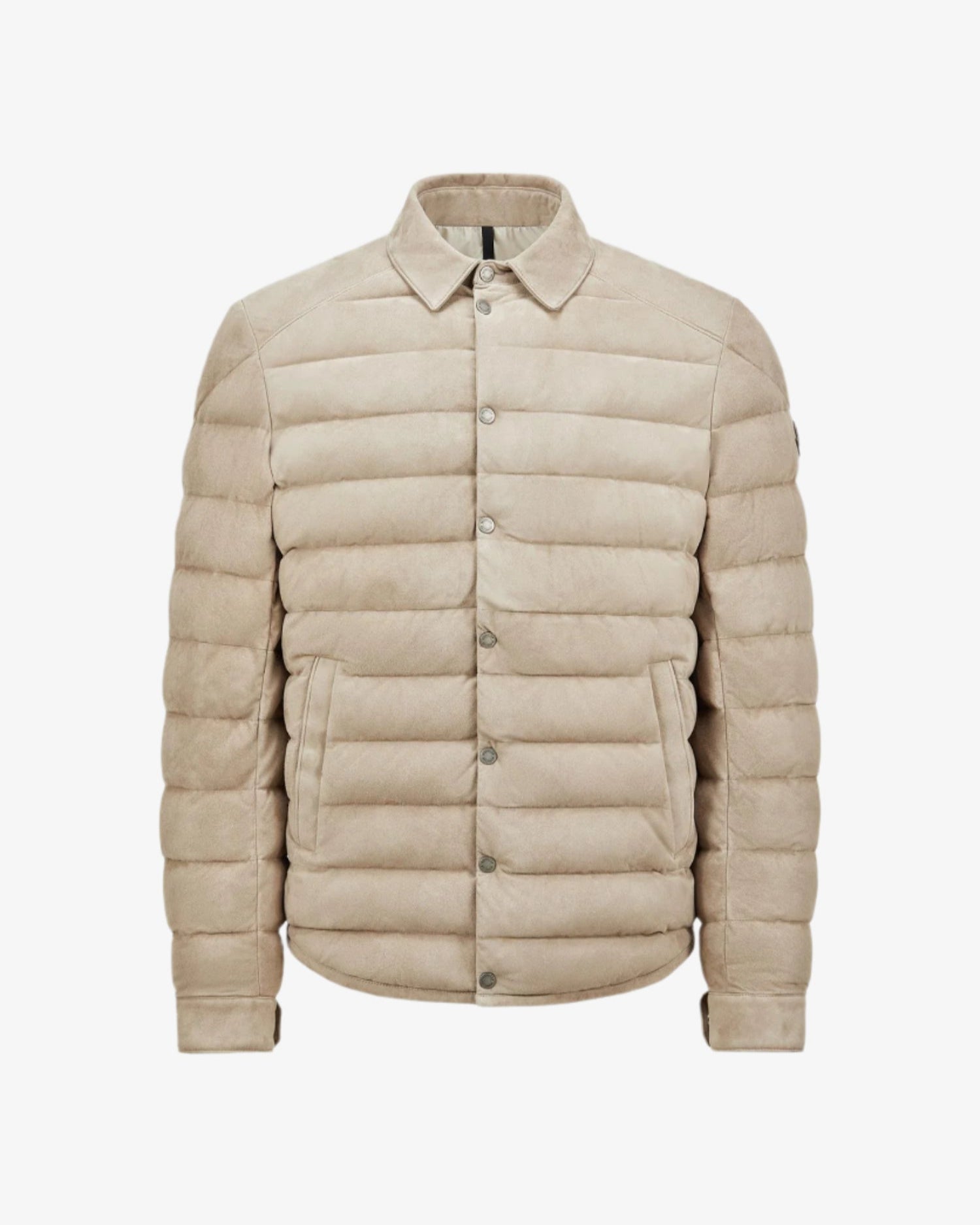 Skinn Skjorte-Jakke - Beige