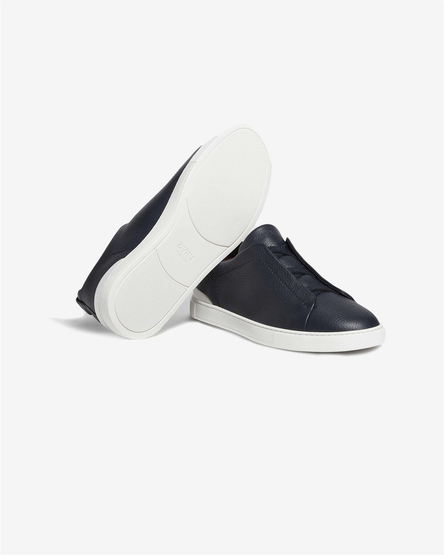 Triple Stitch Low Top-Zegna-www.gunnaroye.no