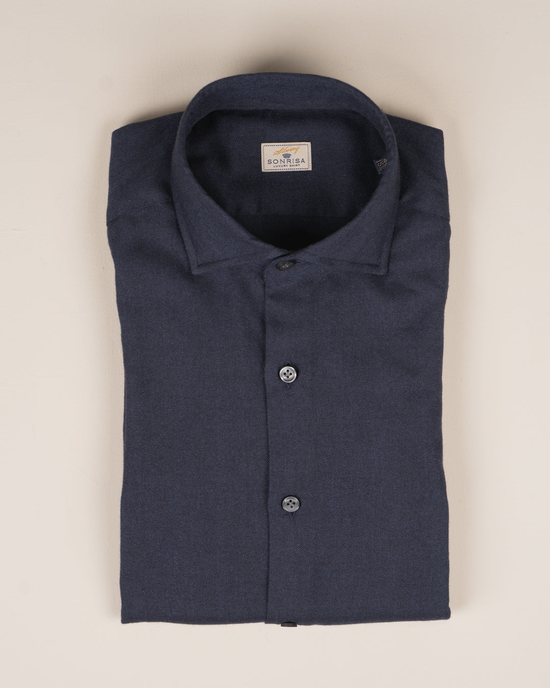 Fiskeben Flanell skjorte - Navy