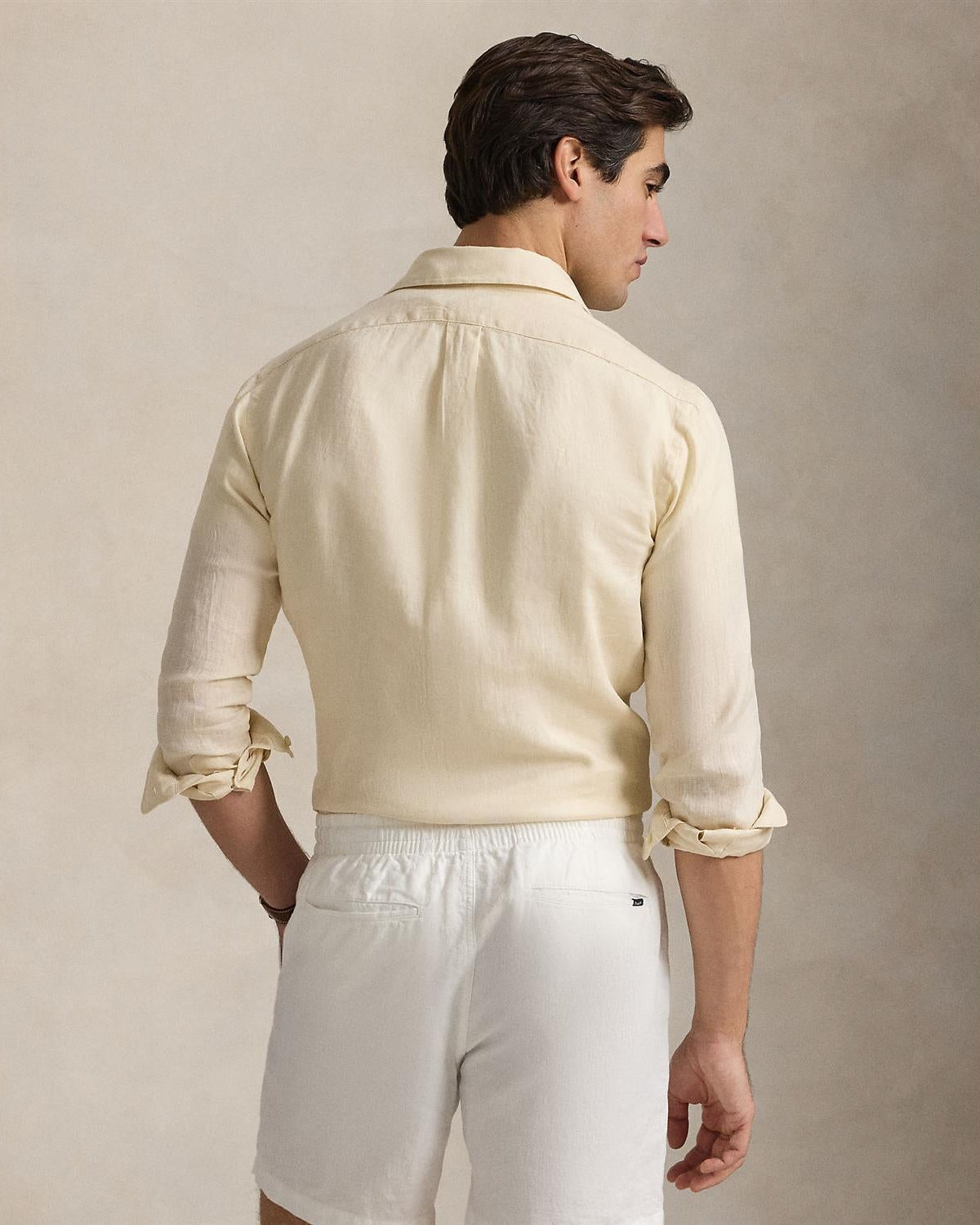 Linskjorte Slim Fit - Hvit