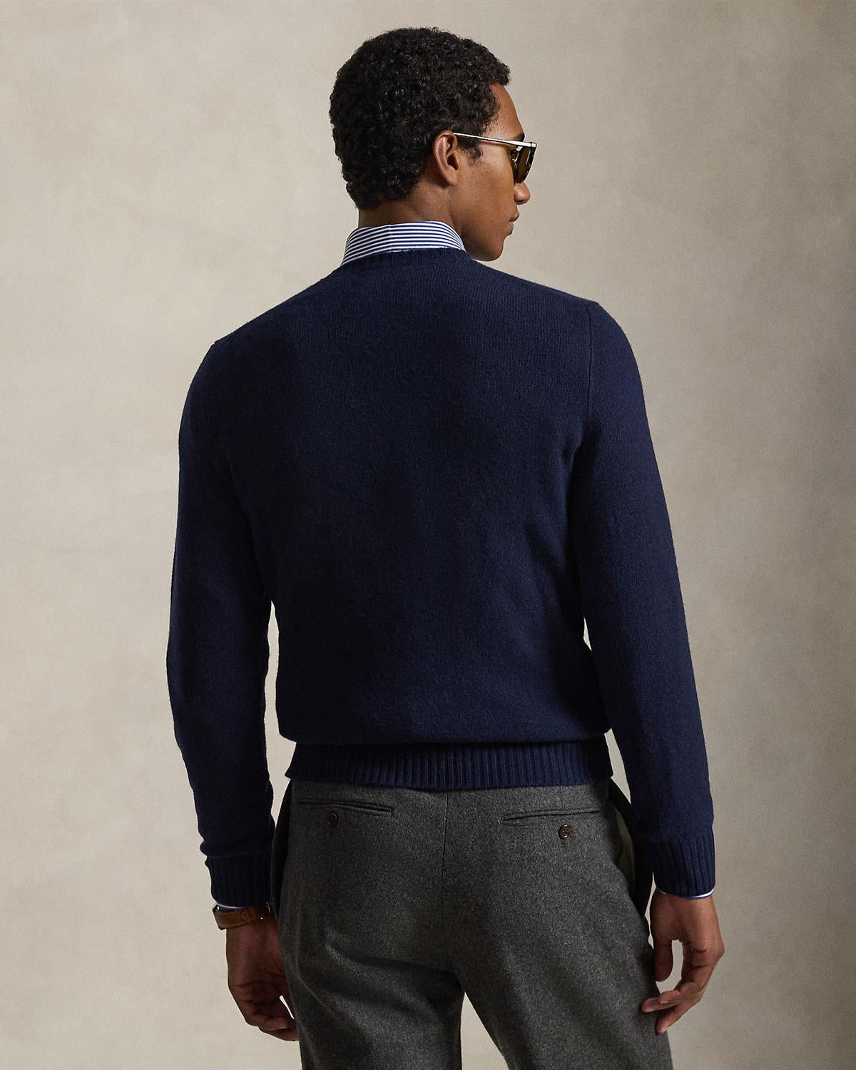 Genser Ull/Cashmir - Navy