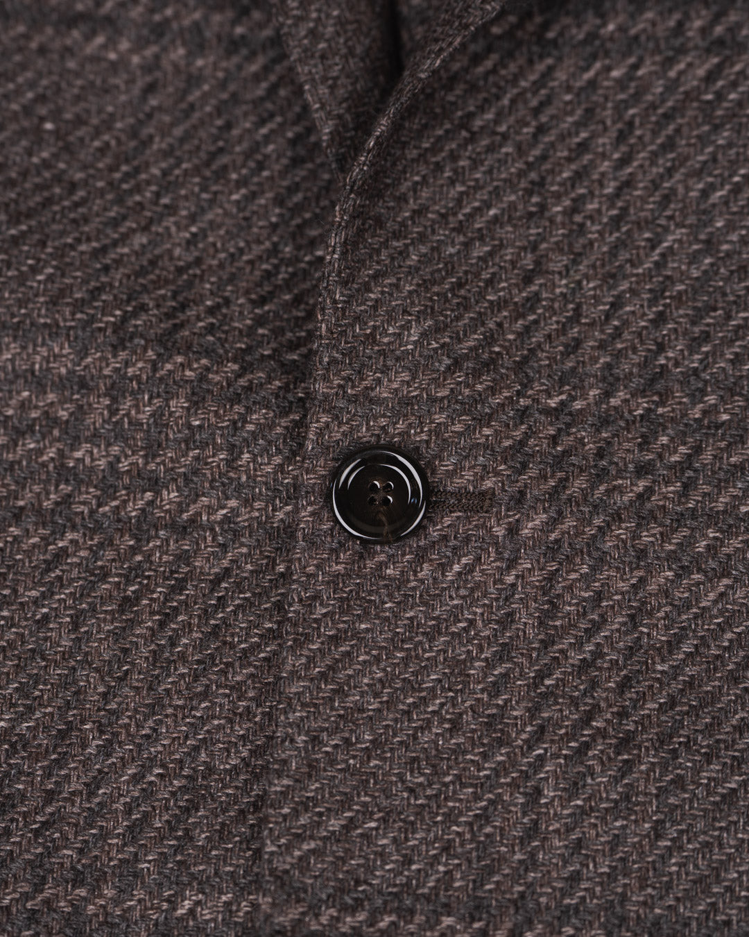 Rutet Blazer Jakke - Brun