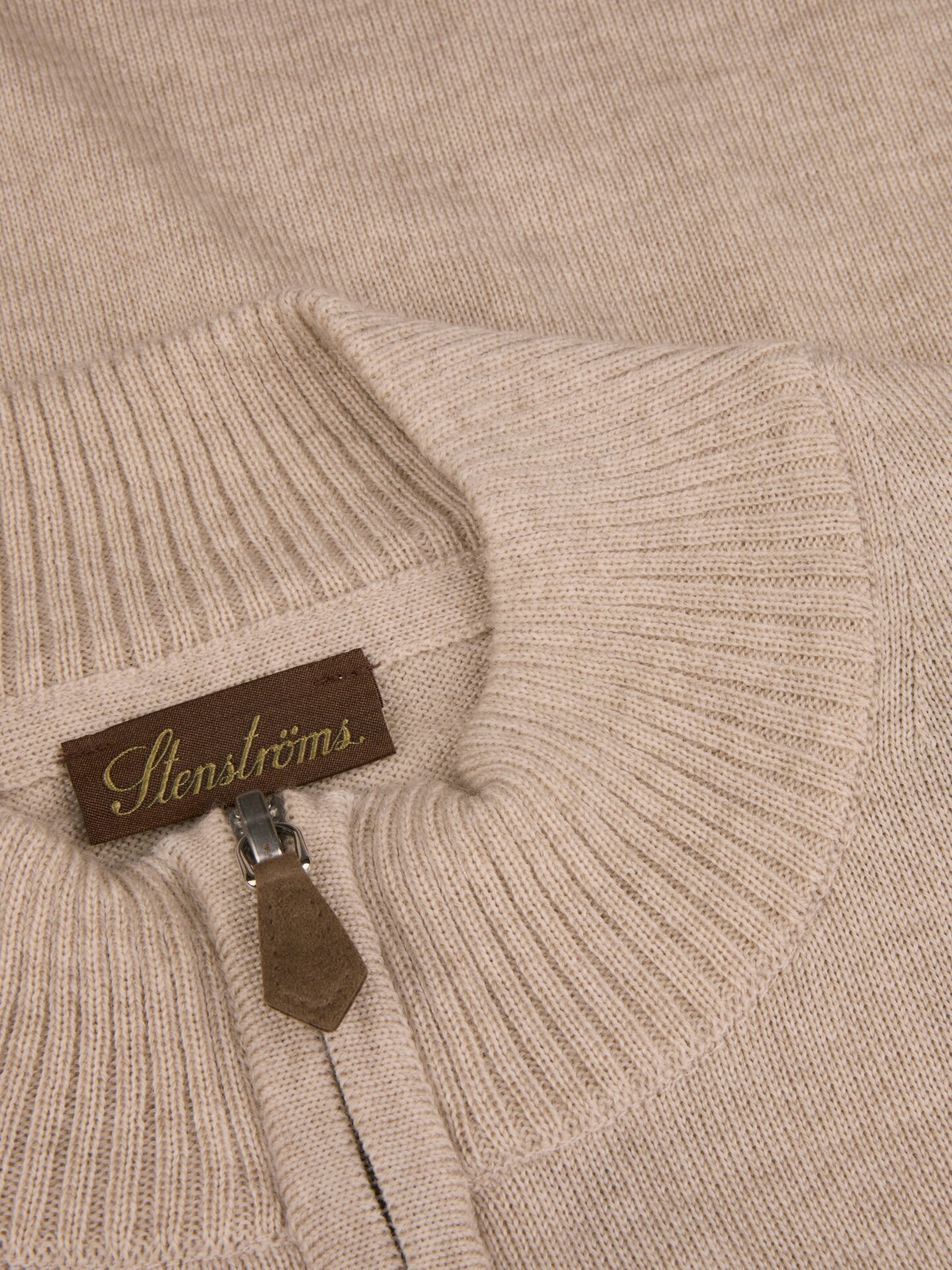 Half-Zip Merino - Beige