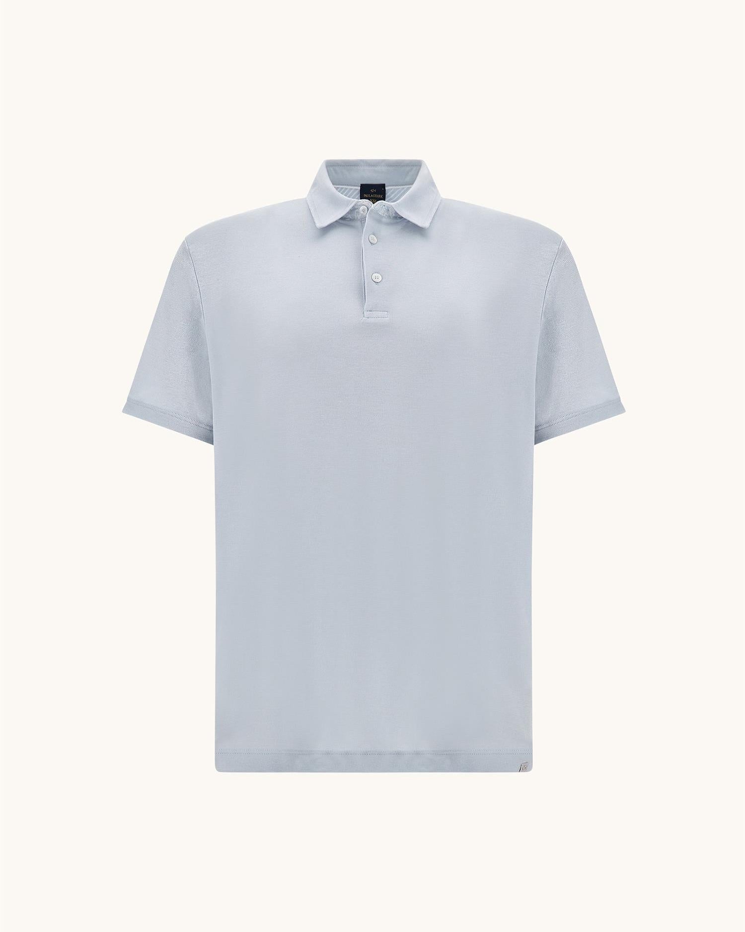 Polo Skjorte Bomull - Blå