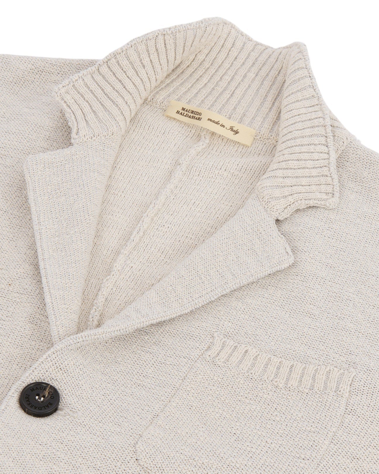 Portofino Strikket Blazer - Krem