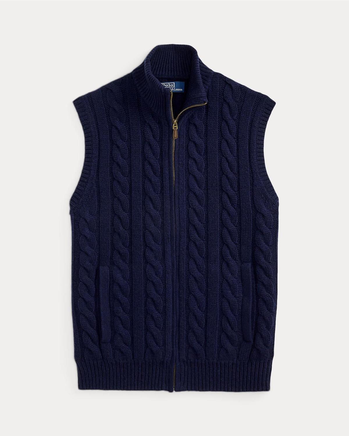 Vest m/Zip - Navy