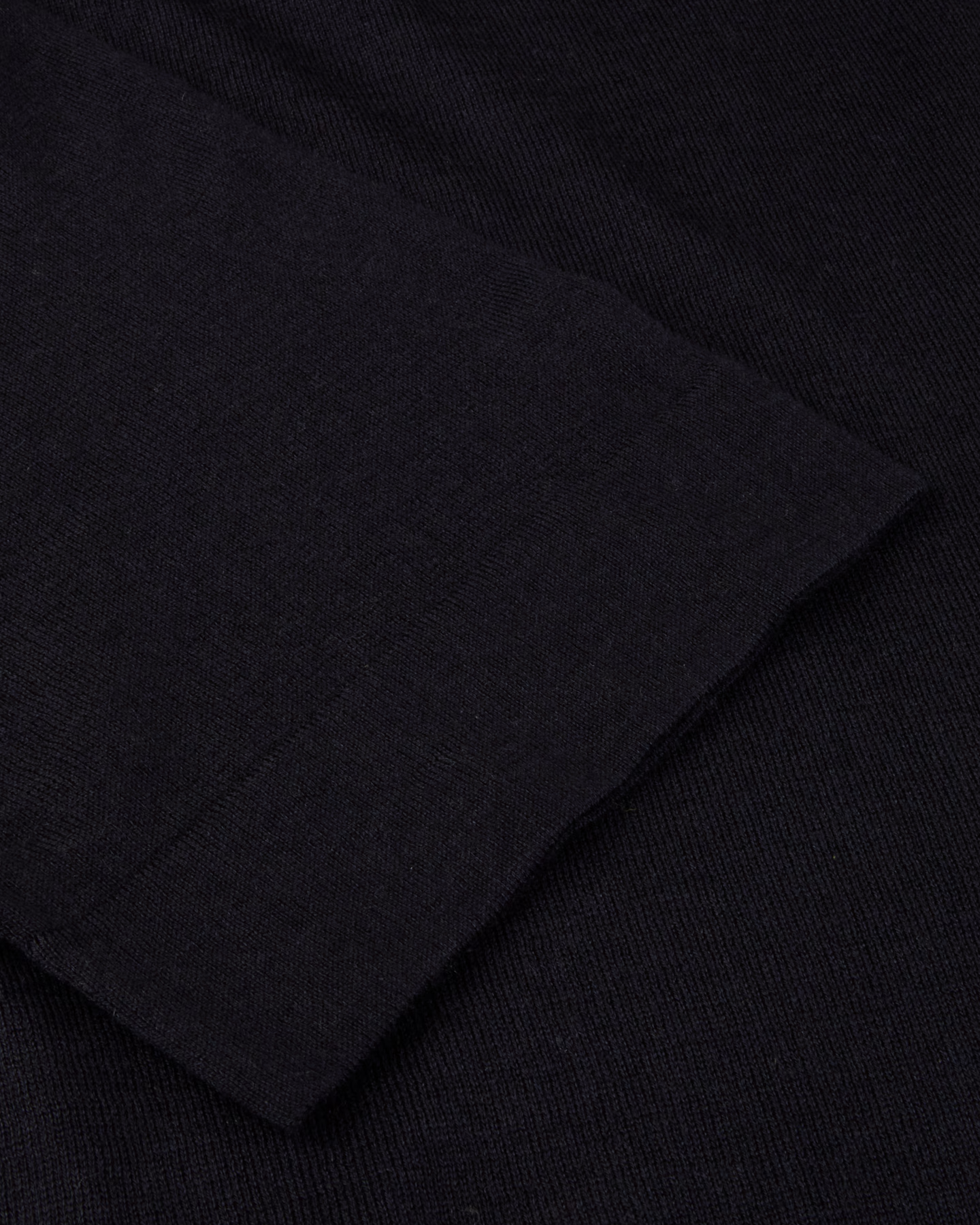 Cashmere/Silke T-Skjorte - Navy