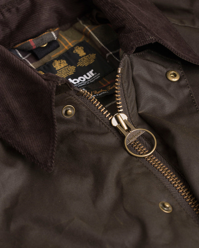 Ashby Waxed Jacket - Oliven