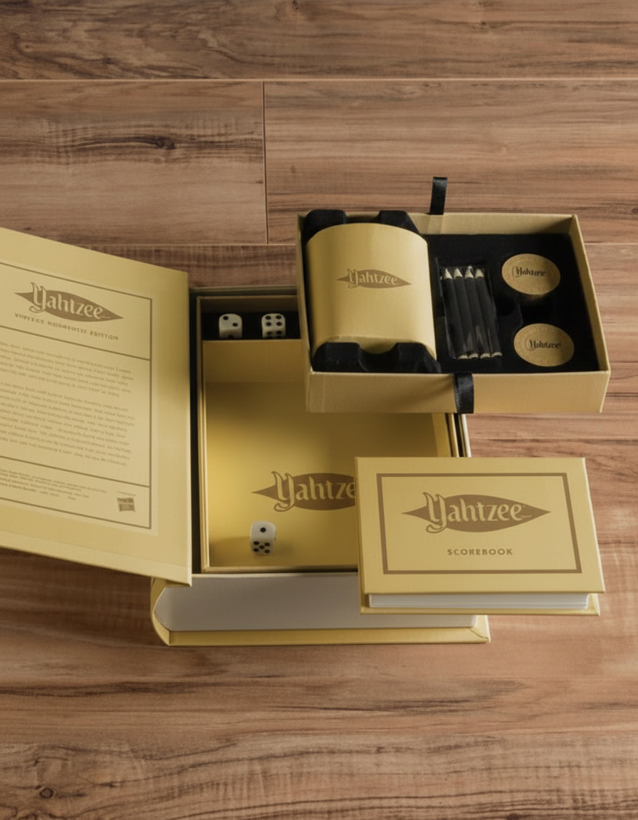 Yatzy bokhylle-utgave