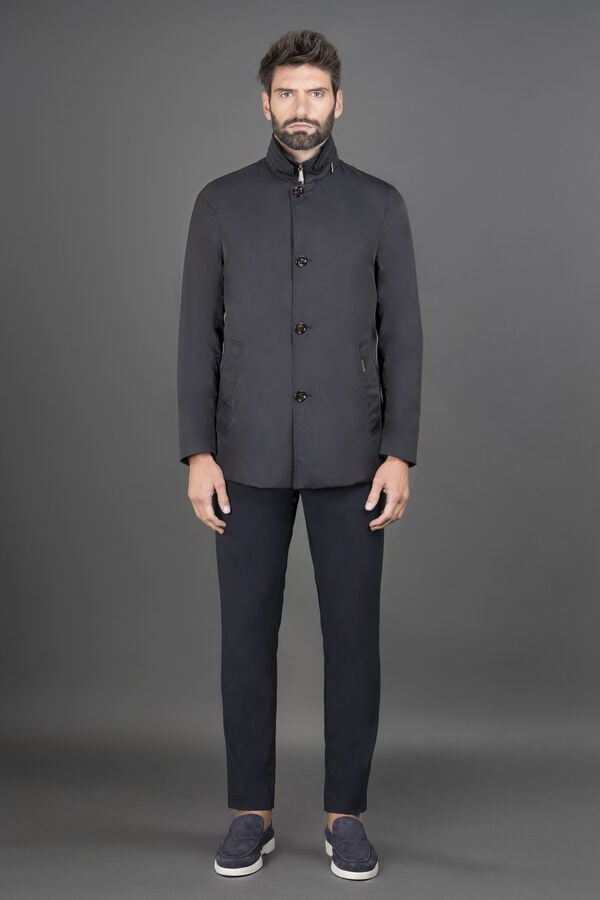 Lang Ytterjakke - Blå