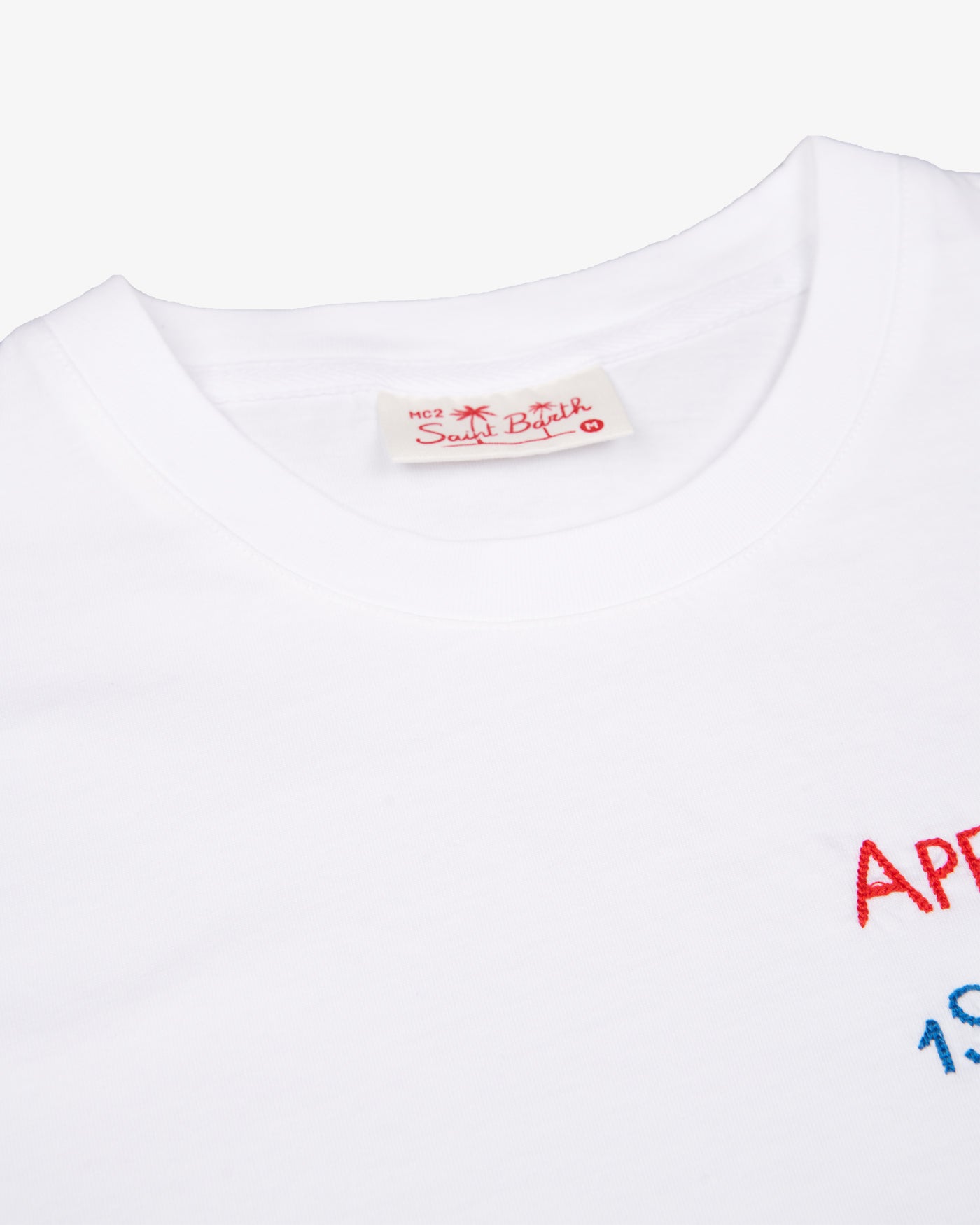 Hvit T-skjorte Aperol Spritz-SAINT BARTH-www.gunnaroye.no