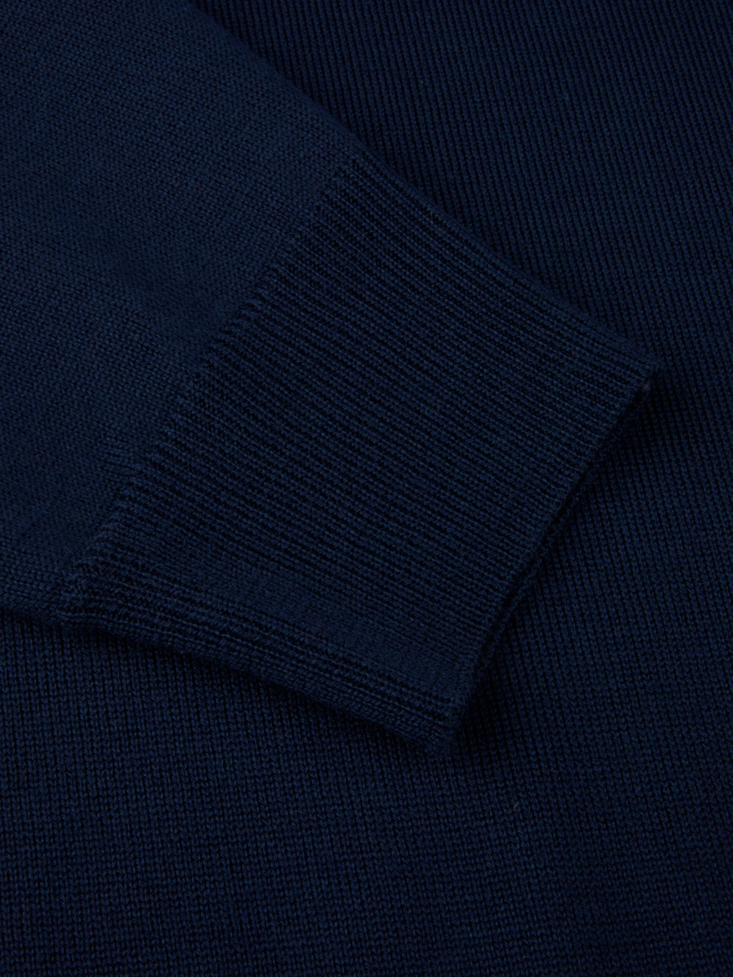 Rundhals Merino - Navy