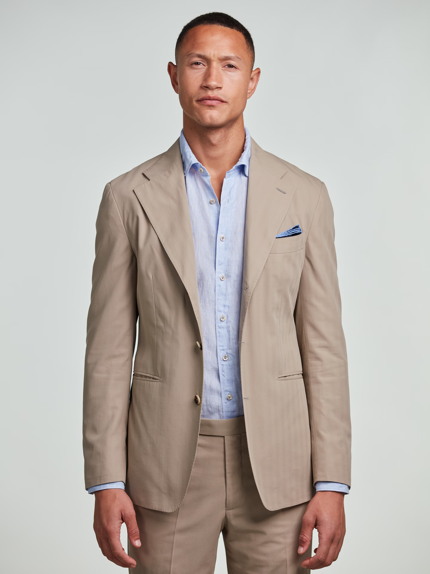 Slimline Lin - Lys blå