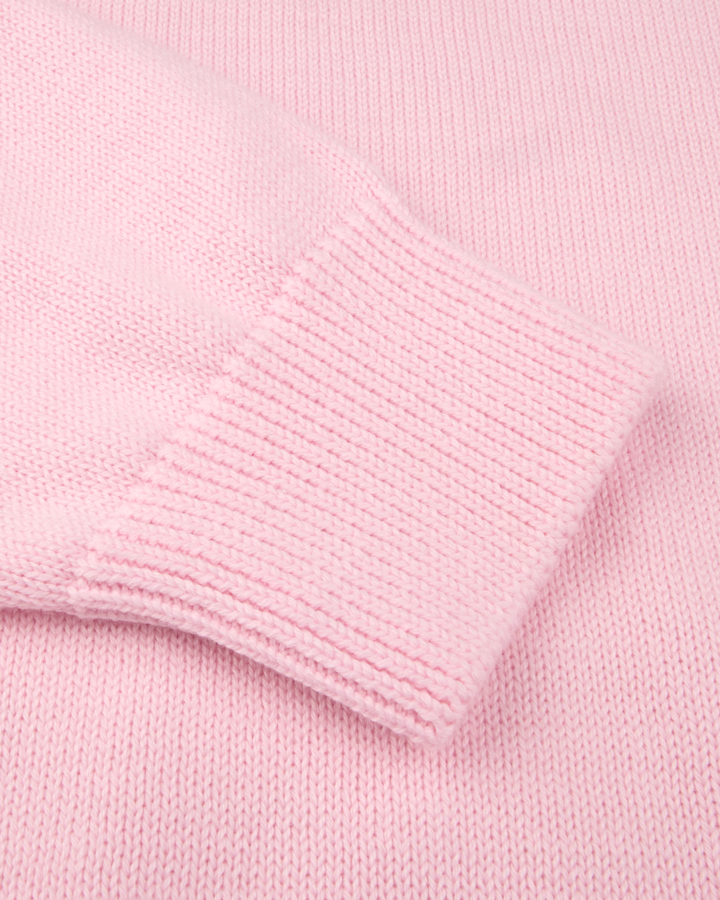 Rundhals Genser Bomull - Rosa