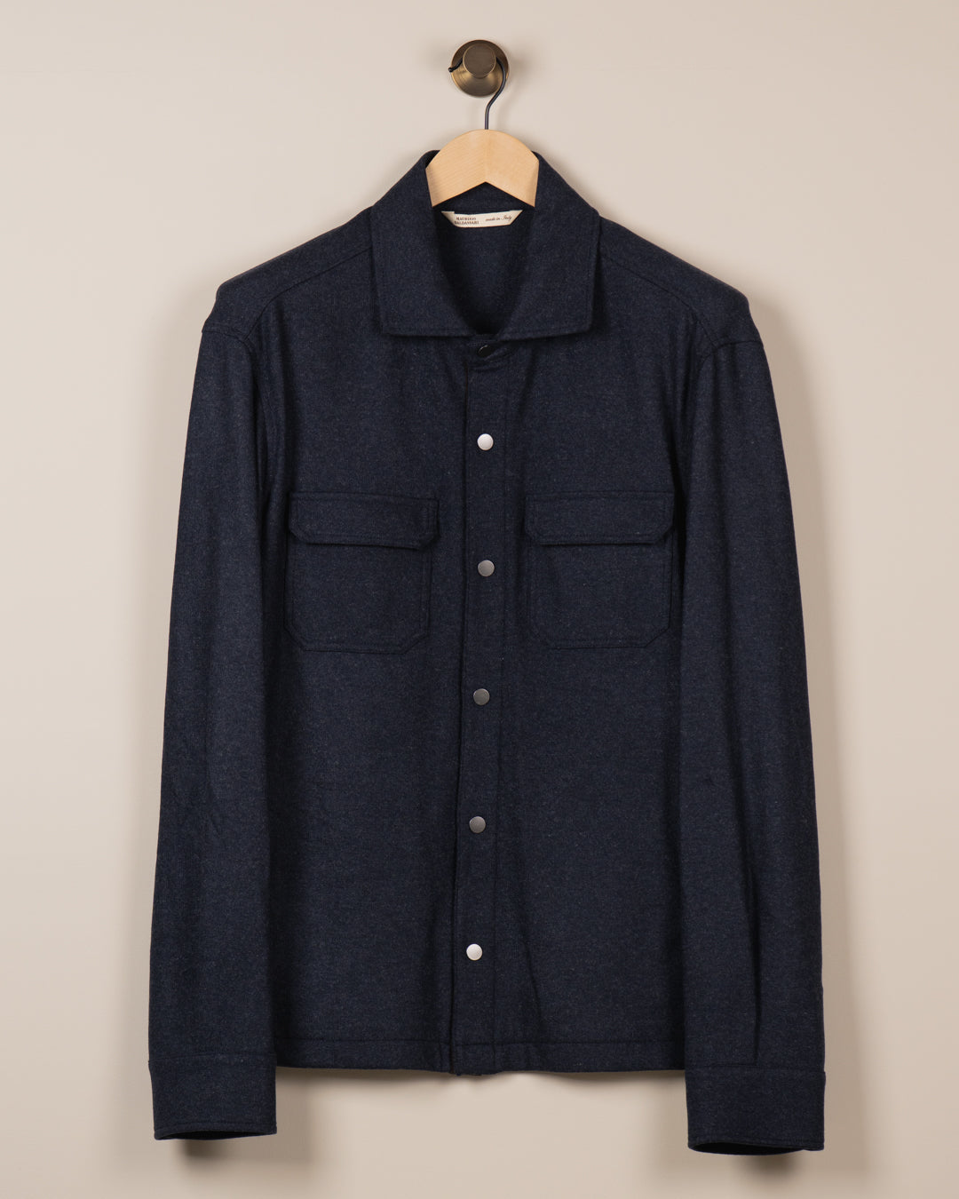 Cashmere Overshirt - Navy