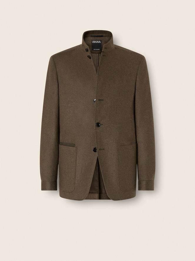 Olive Green Multimélange Oasi Cashmere Il Conte Jacket